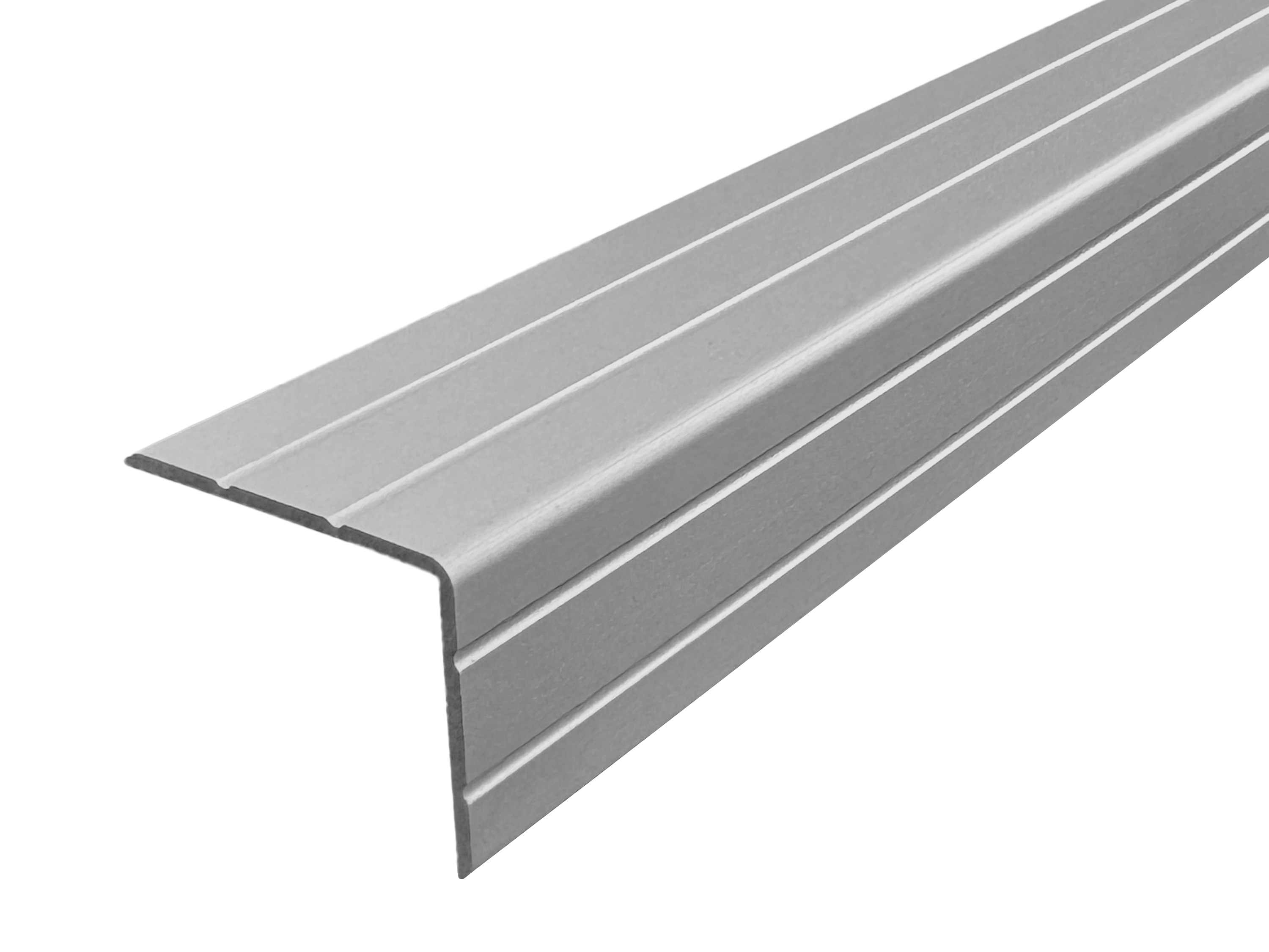 ufitec® Winkelprofil / Treppenkantenprofil  - selbstklebend - 30 x 24,5 mm -  Alu eloxiert
