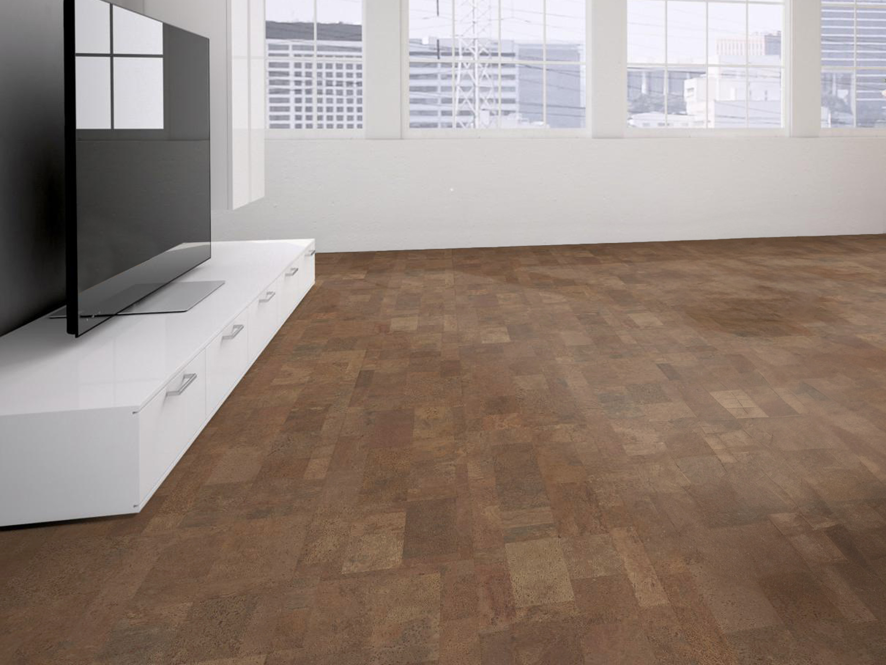 TRECOR® Klick Korkboden Merida - 10 mm Stark - Farbe: Hellgrau