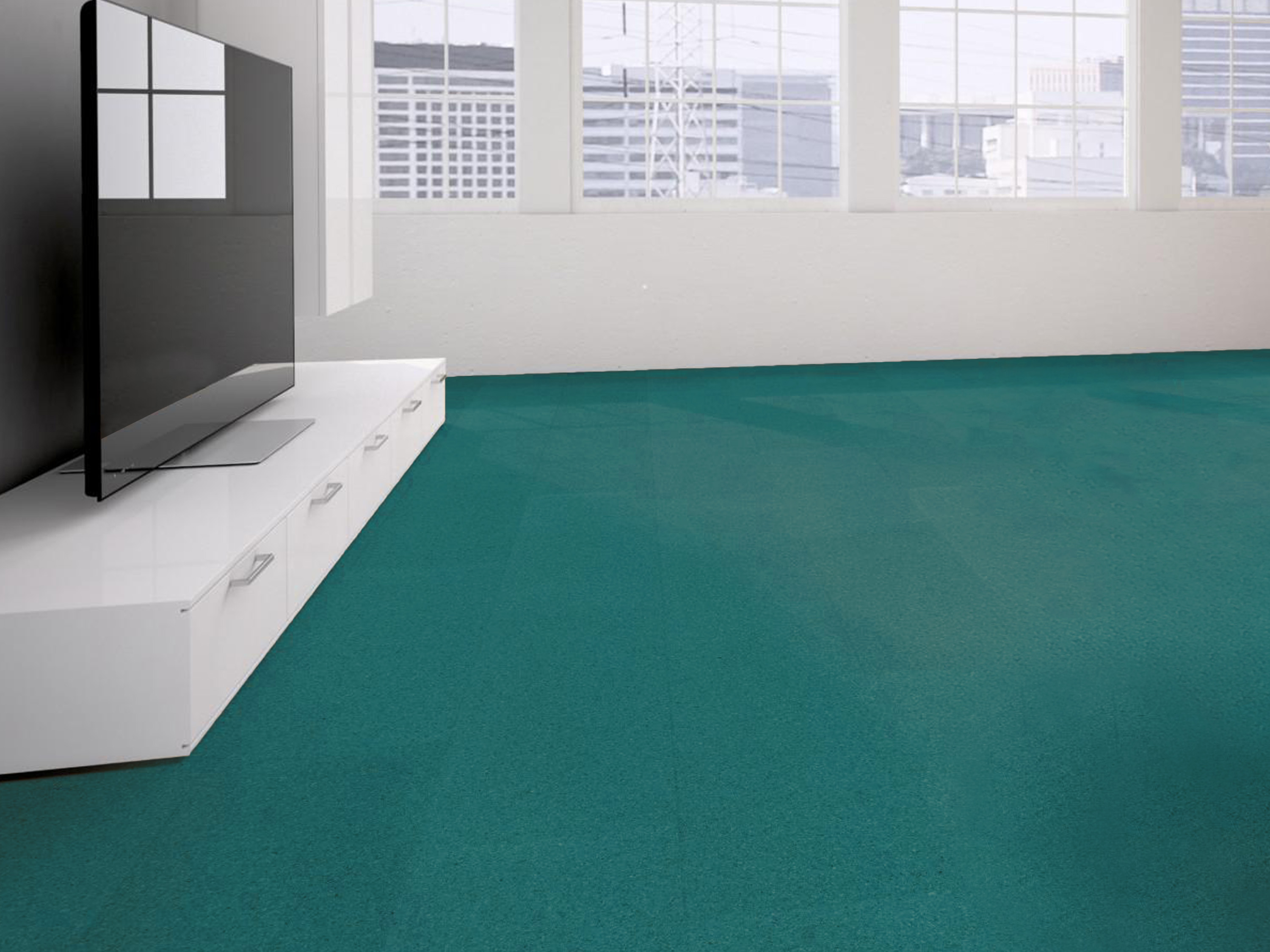 TRECOR® Klick Korkboden PORTO - 10 mm Stark - Farbe: Minttürkis