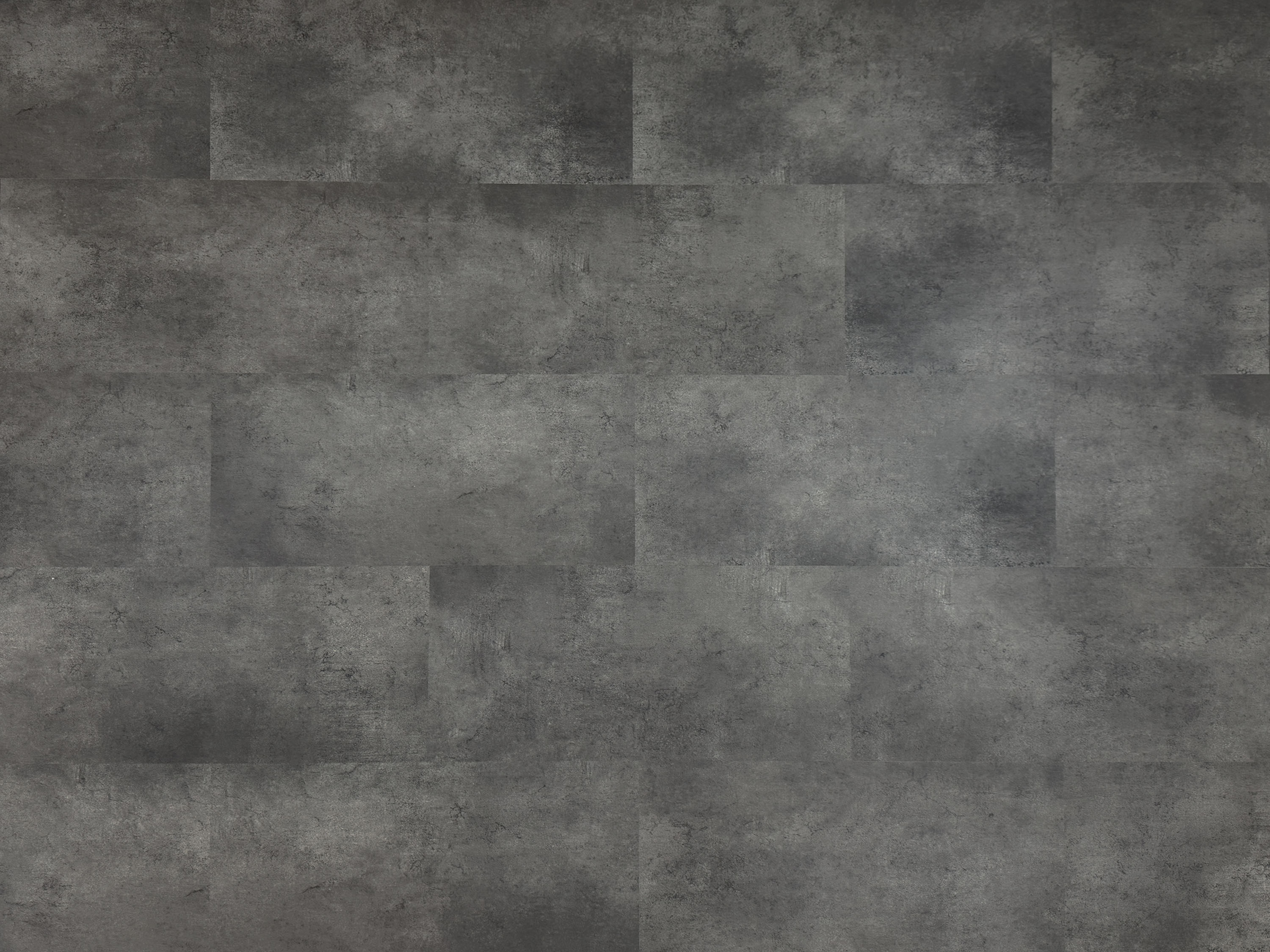 TRECOR® Klick Vinylboden Fliesenoptik - Stone Dark mit V- Fuge 4.2 mm mit 0.3 mm Nutzschicht