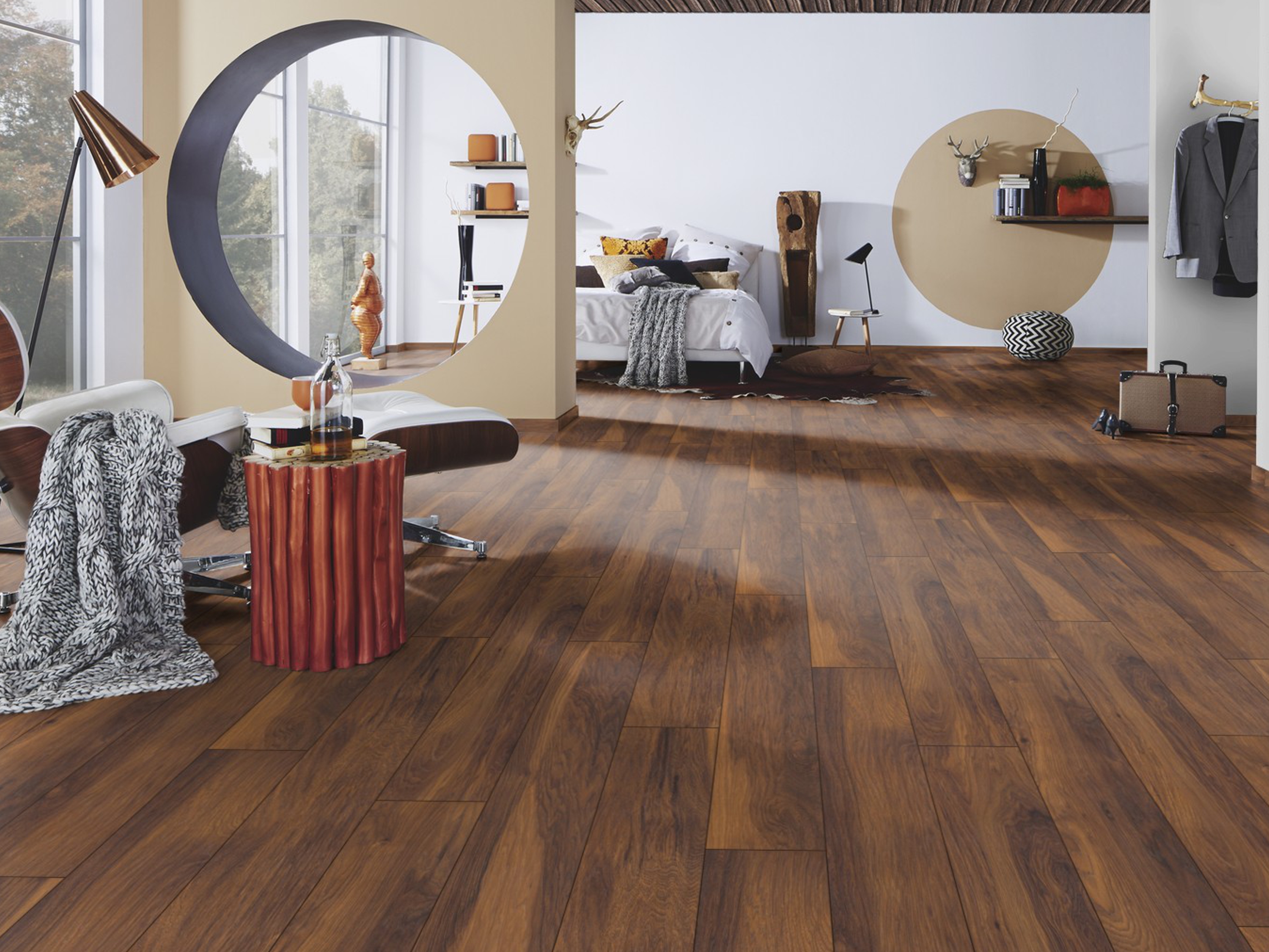 Red River Hickory 8156 Landhausdiele Laminat mit Fase Atlantic 10 - mit MO.RE KronoOriginal