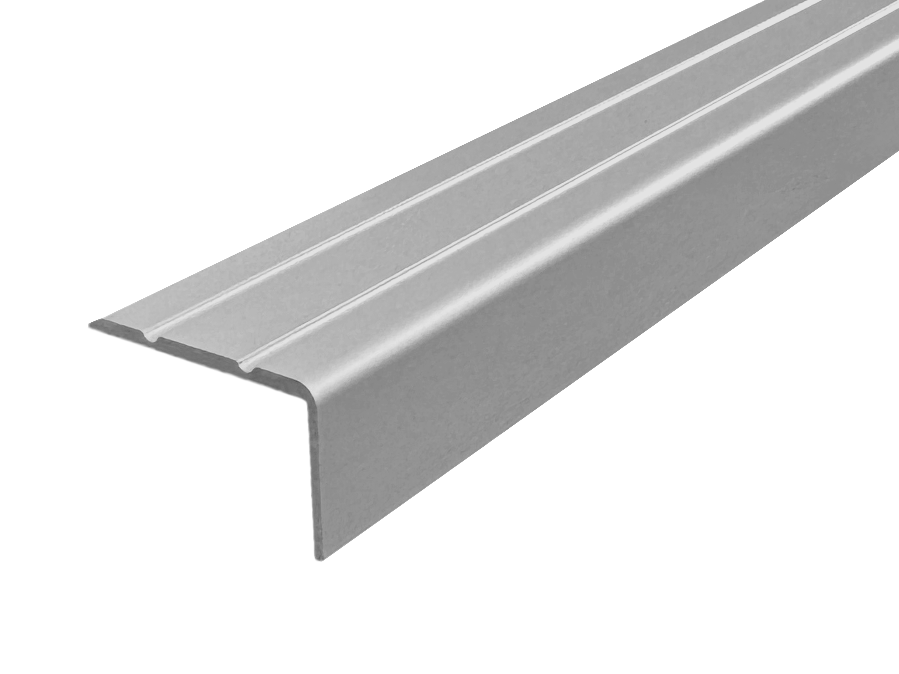 ufitec® Winkelprofil / Treppenkantenprofil  - selbstklebend - 24 x 15 mm -  Alu eloxiert
