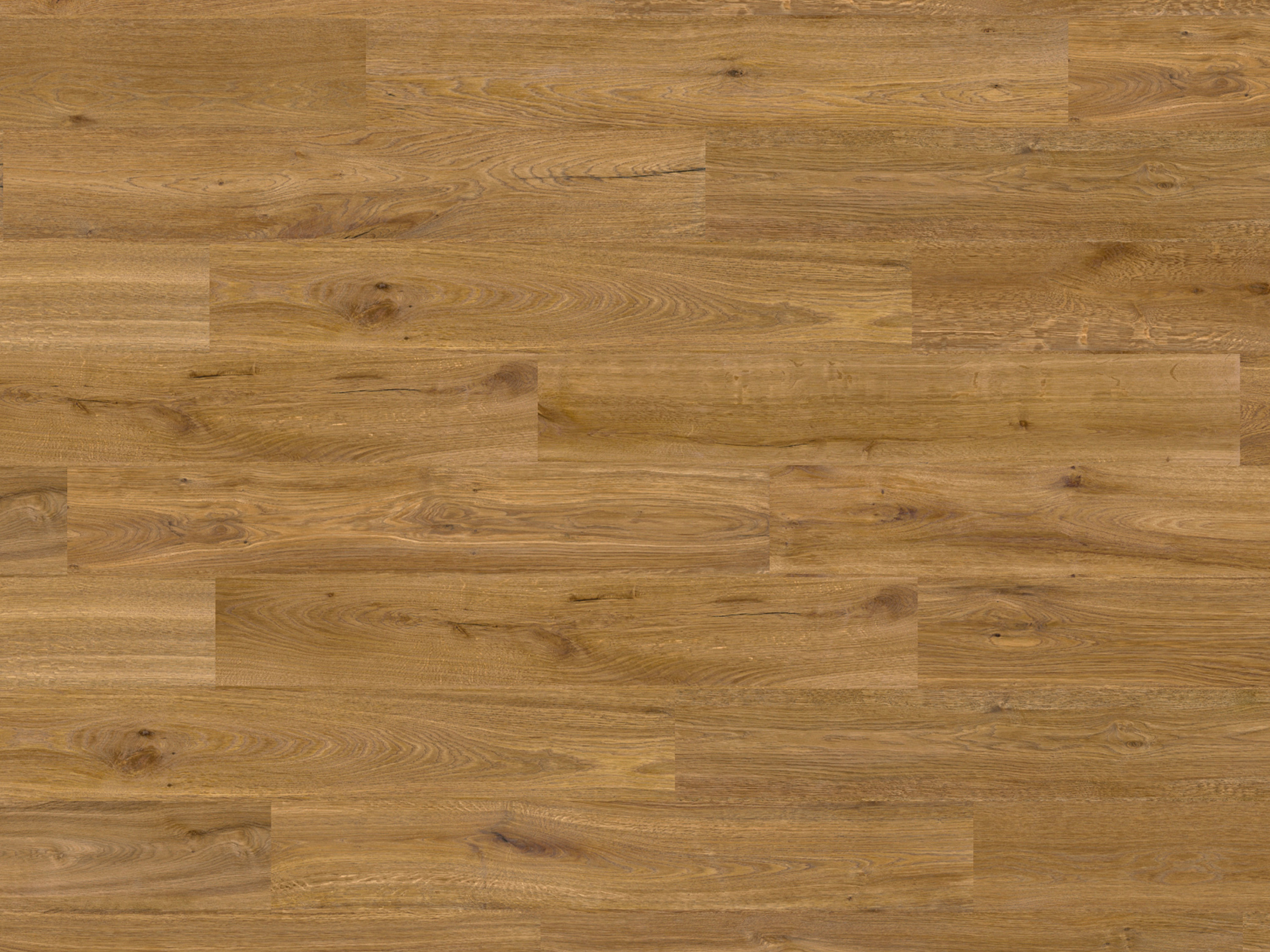 Kork Designboden Wood Basic - Antique Oak Honey, digitalbedrucktes Korkfurnier