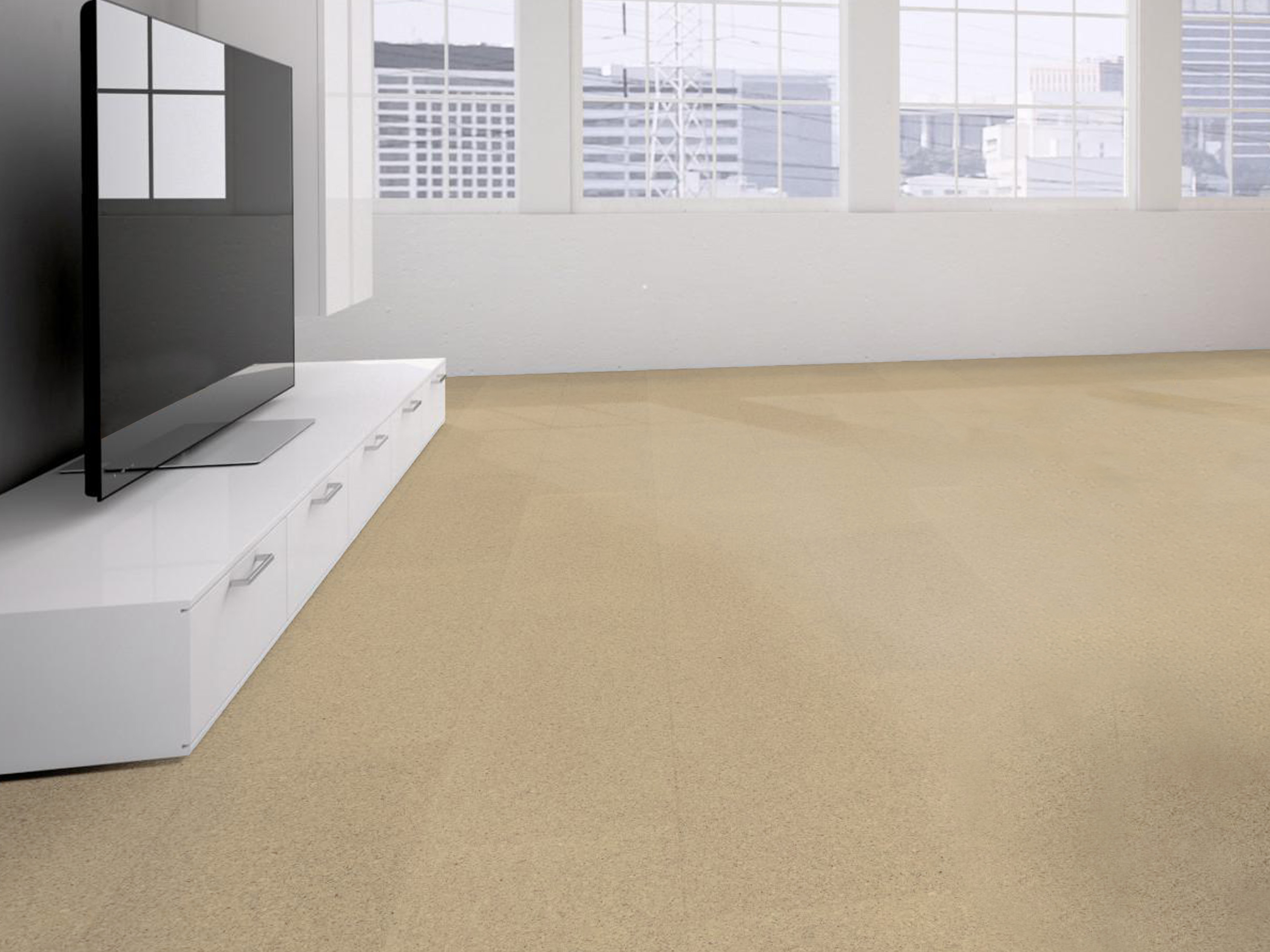 TRECOR® Klick Korkboden PORTO - 10 mm Stark - Farbe: Zitronengelb