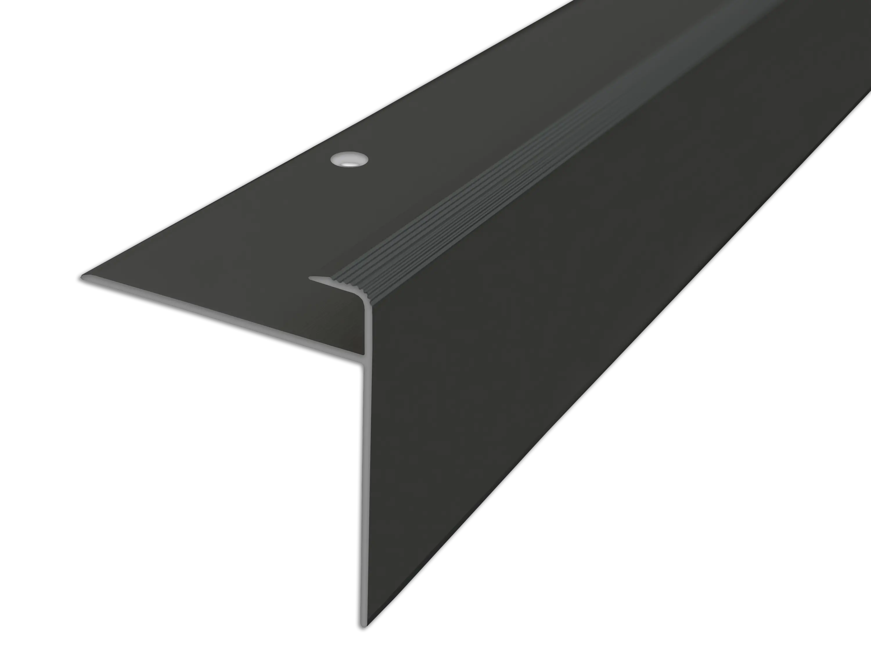 ufitec® Einschubprofil für Belagshöhe bis 10 mm | 44 mm Nase Treppen-/Stufen Abschlussprofil