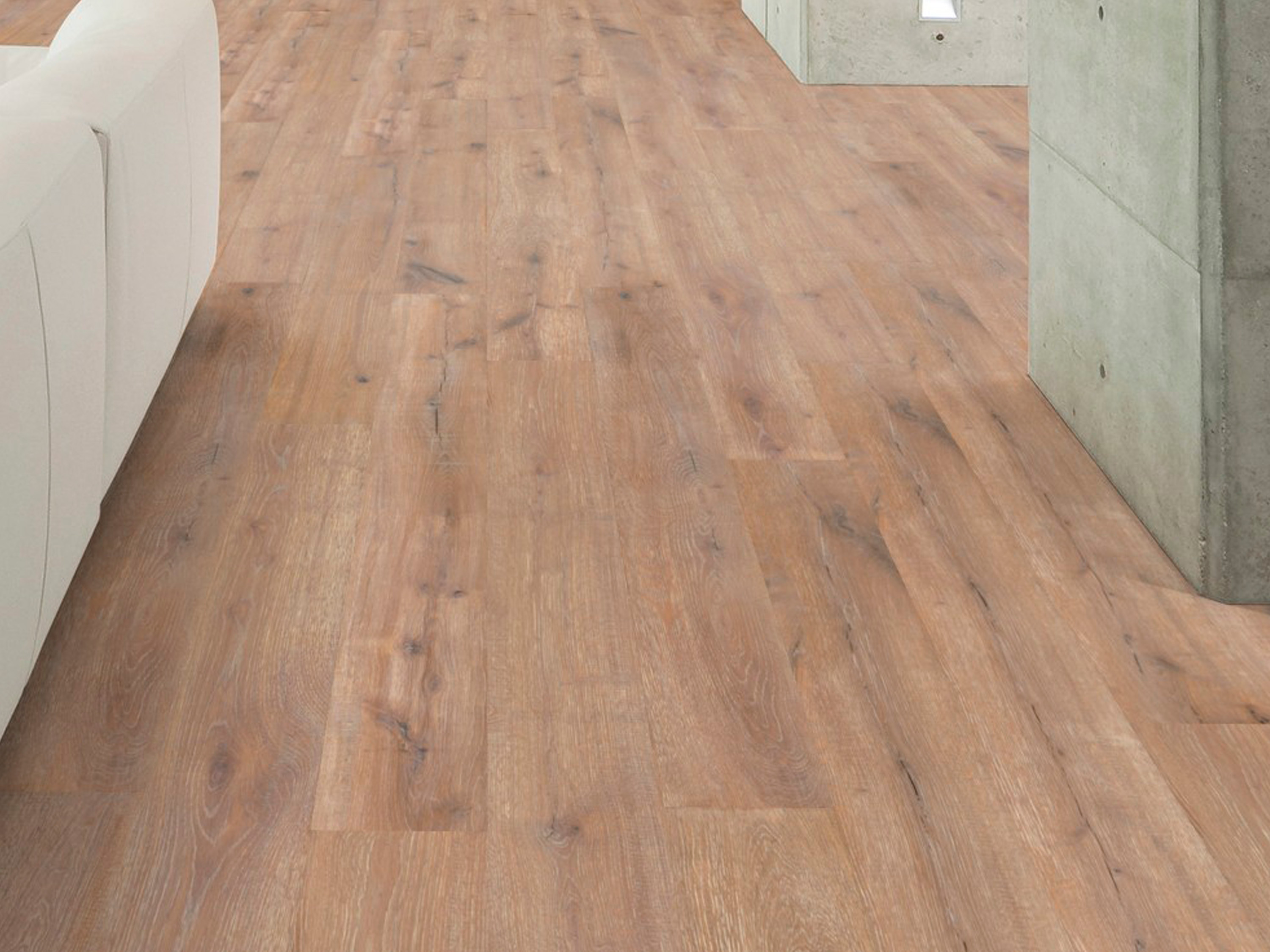 Kork Designboden Wood Basic - Highland Pine, digitalbedrucktes Korkfurnier