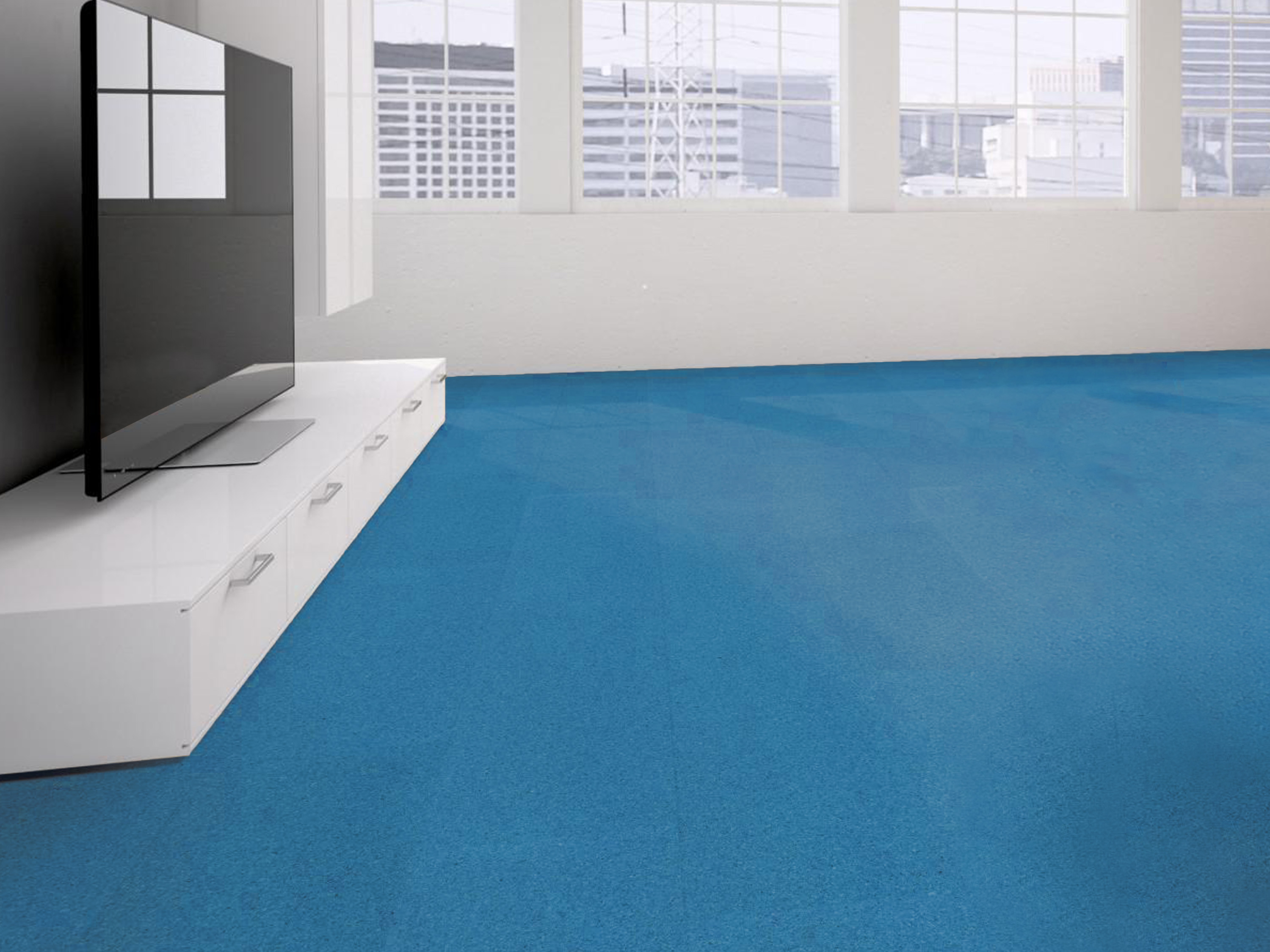 TRECOR® Klick Korkboden PORTO - 10 mm Stark - Farbe: Himmelblau