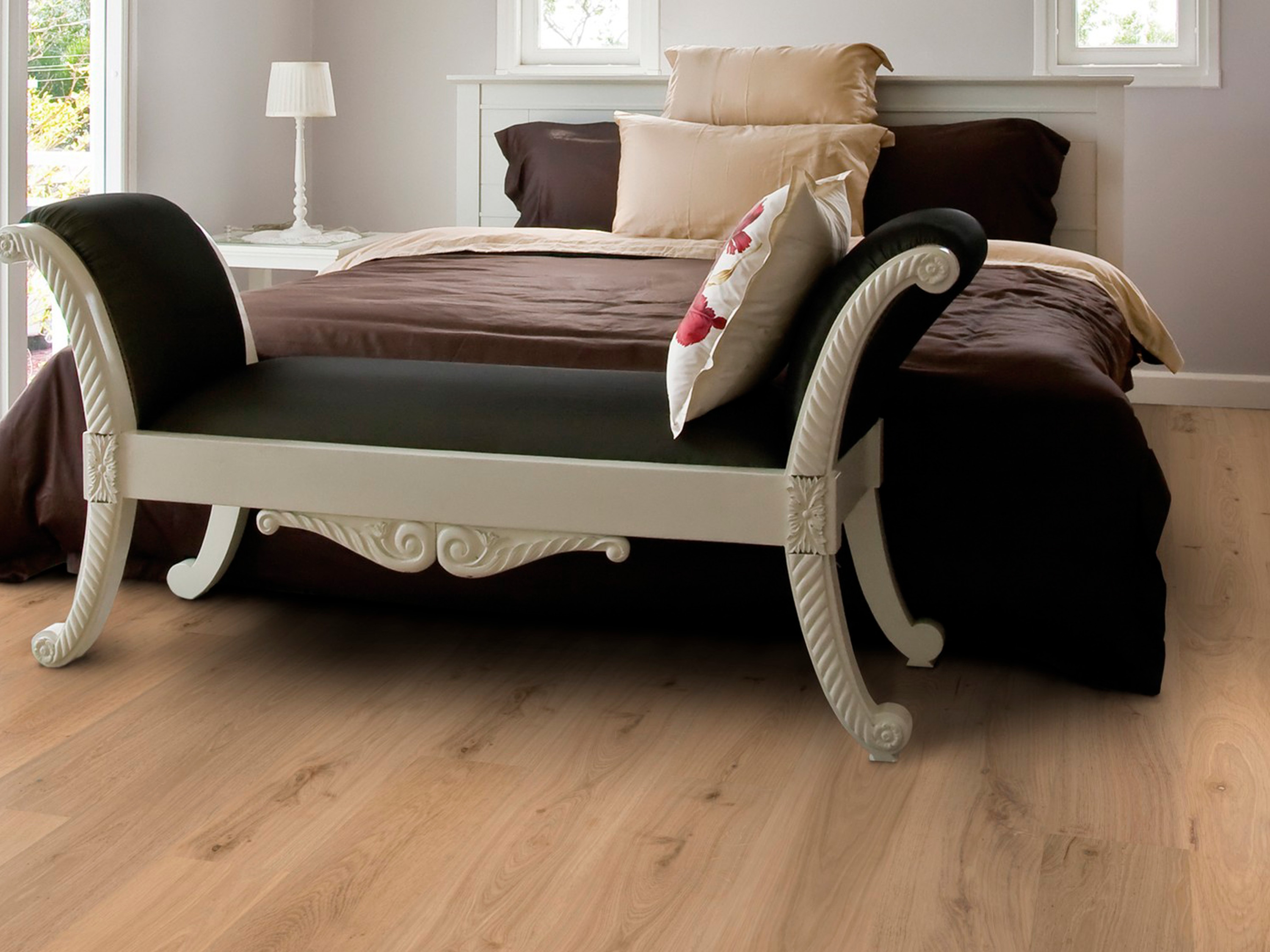 Kork Designboden Wood Basic - Ginger Wood Fume, digitalbedrucktes Korkfurnier