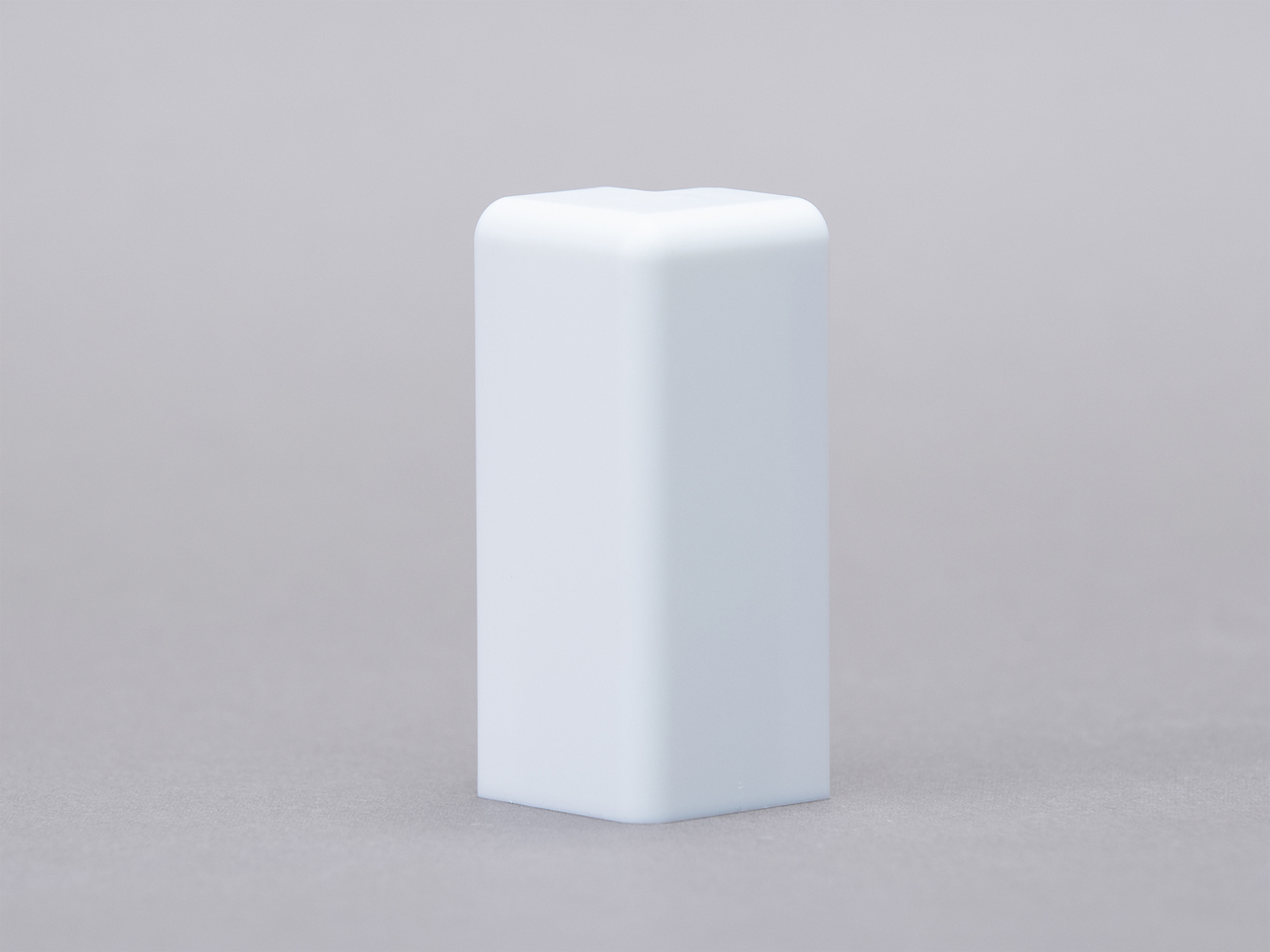 Aussenecke in weiß für TRECOR® CUBE Sockelleisten 16 x 58 mm