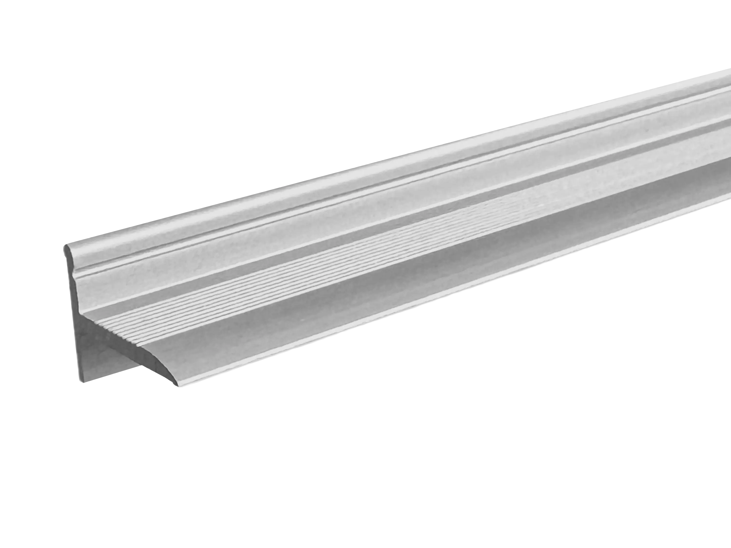 ufitec® Sockelprofil SK für den perfekten Abschluß an Balkon- und Terassentüren, Silber eloxiert