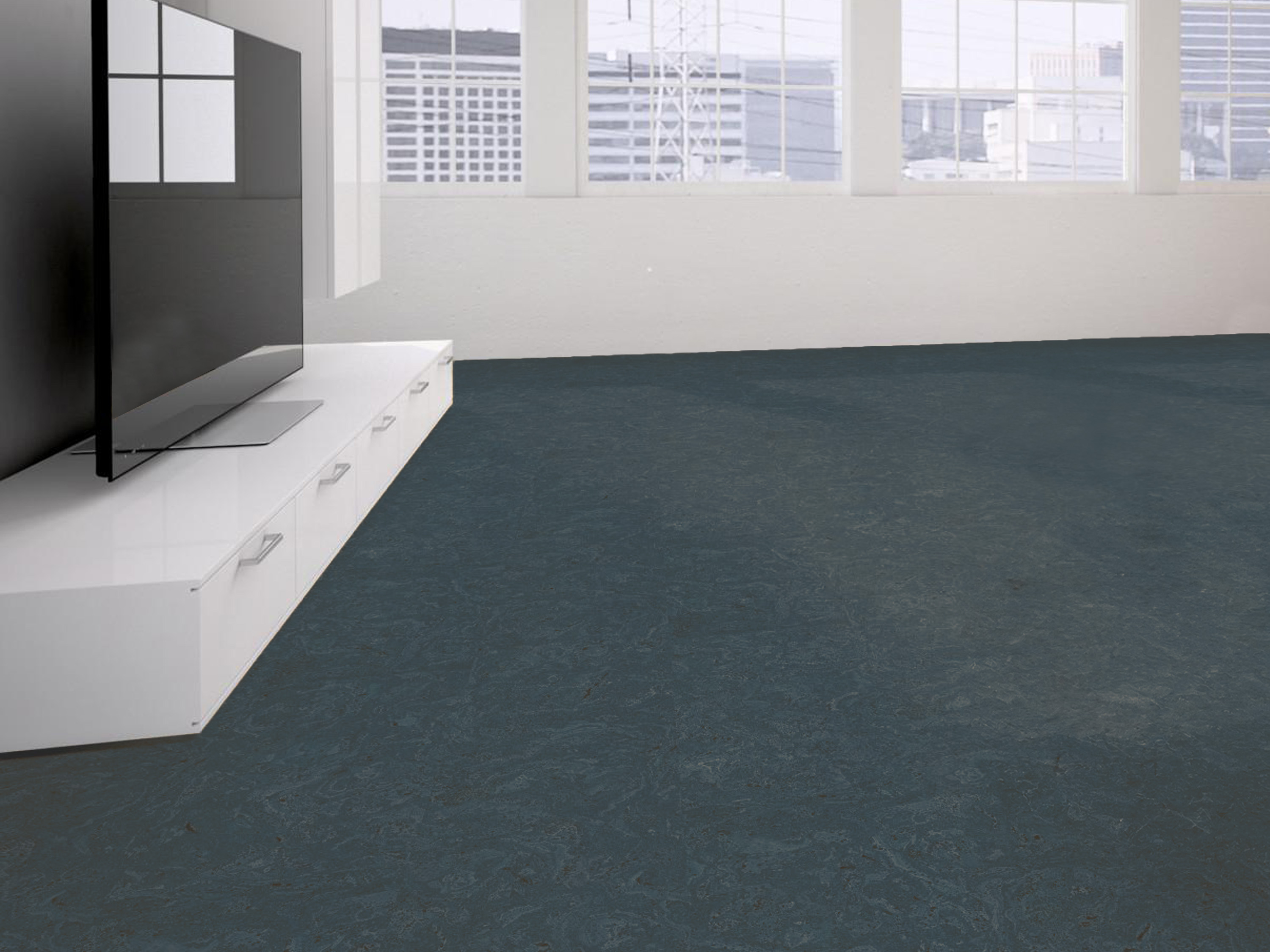 TRECOR® Klick Korkboden Stilo - 10 mm Stark - Farbe: Schiefergrau