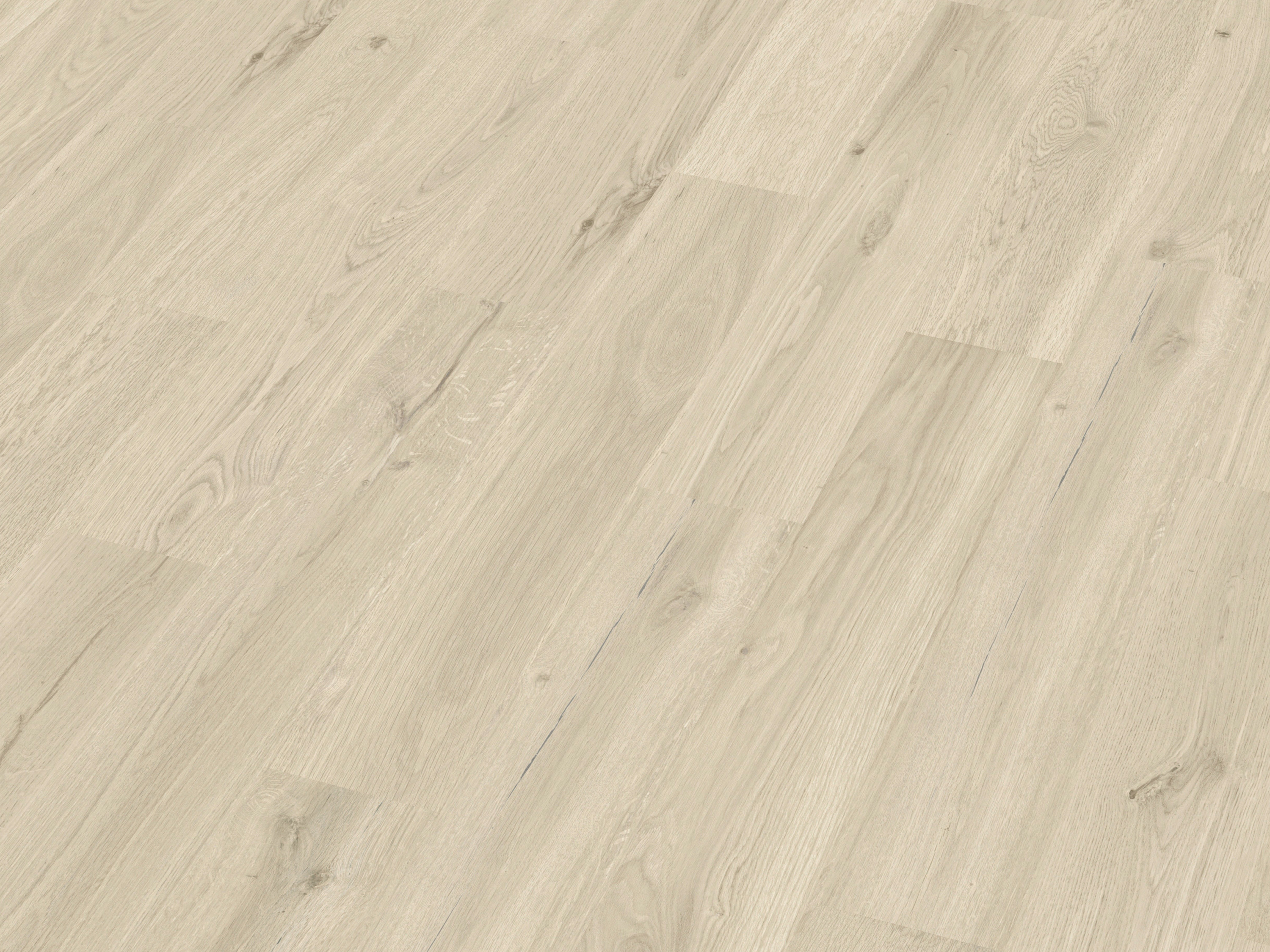 Kork Designboden Wood Basic - Dakota Oak Greyge, digitalbedrucktes Korkfurnier