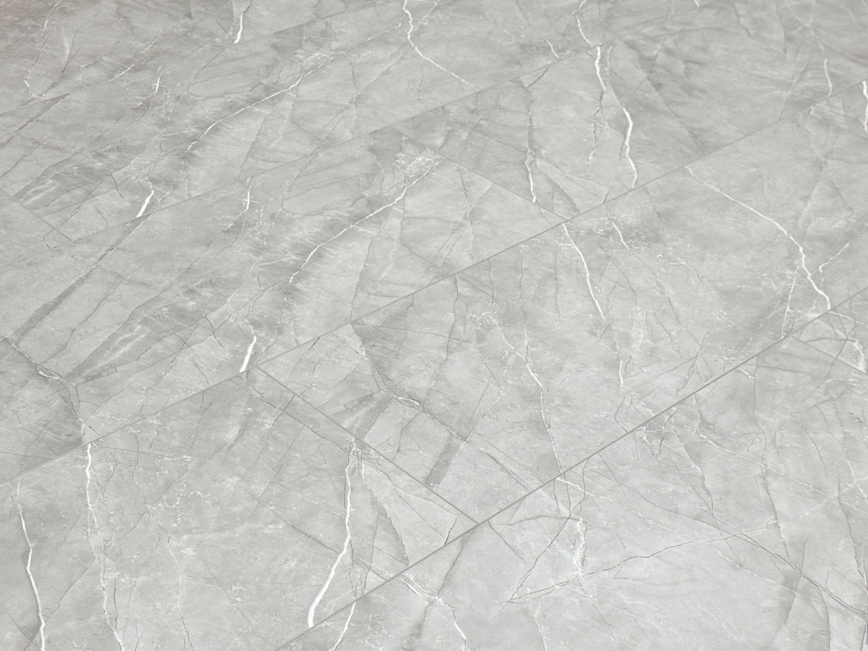 Klick Vinylboden Brooklyn Grey Fliesendekor SPC Klickvinyl 5 mm stark mit Trittschalldämmung - farbige V4 Fuge