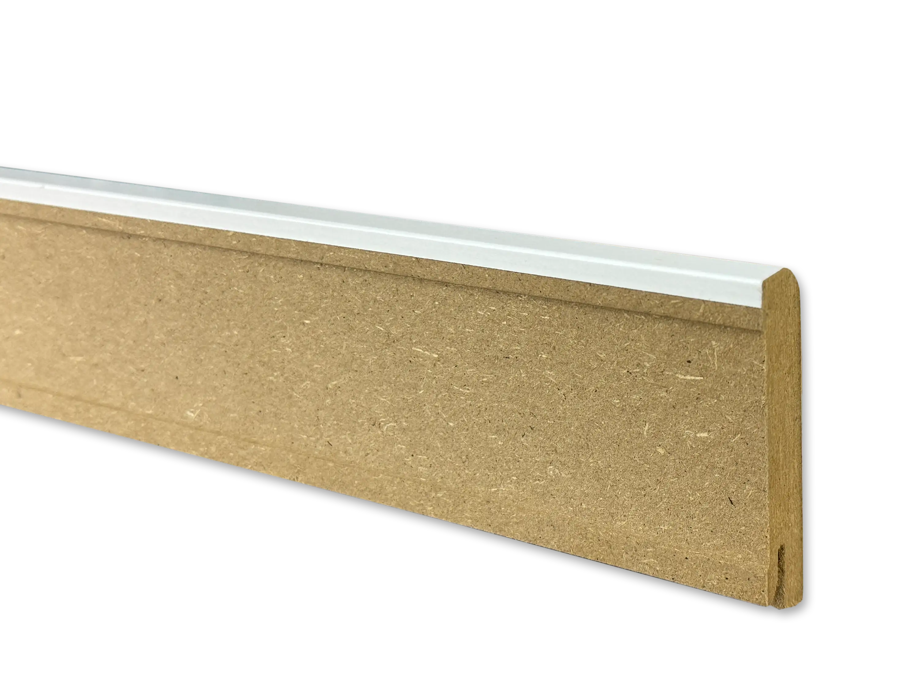 Trecor® Sockelleiste CLASSIC Nürnberger Profil, MDF, weiß