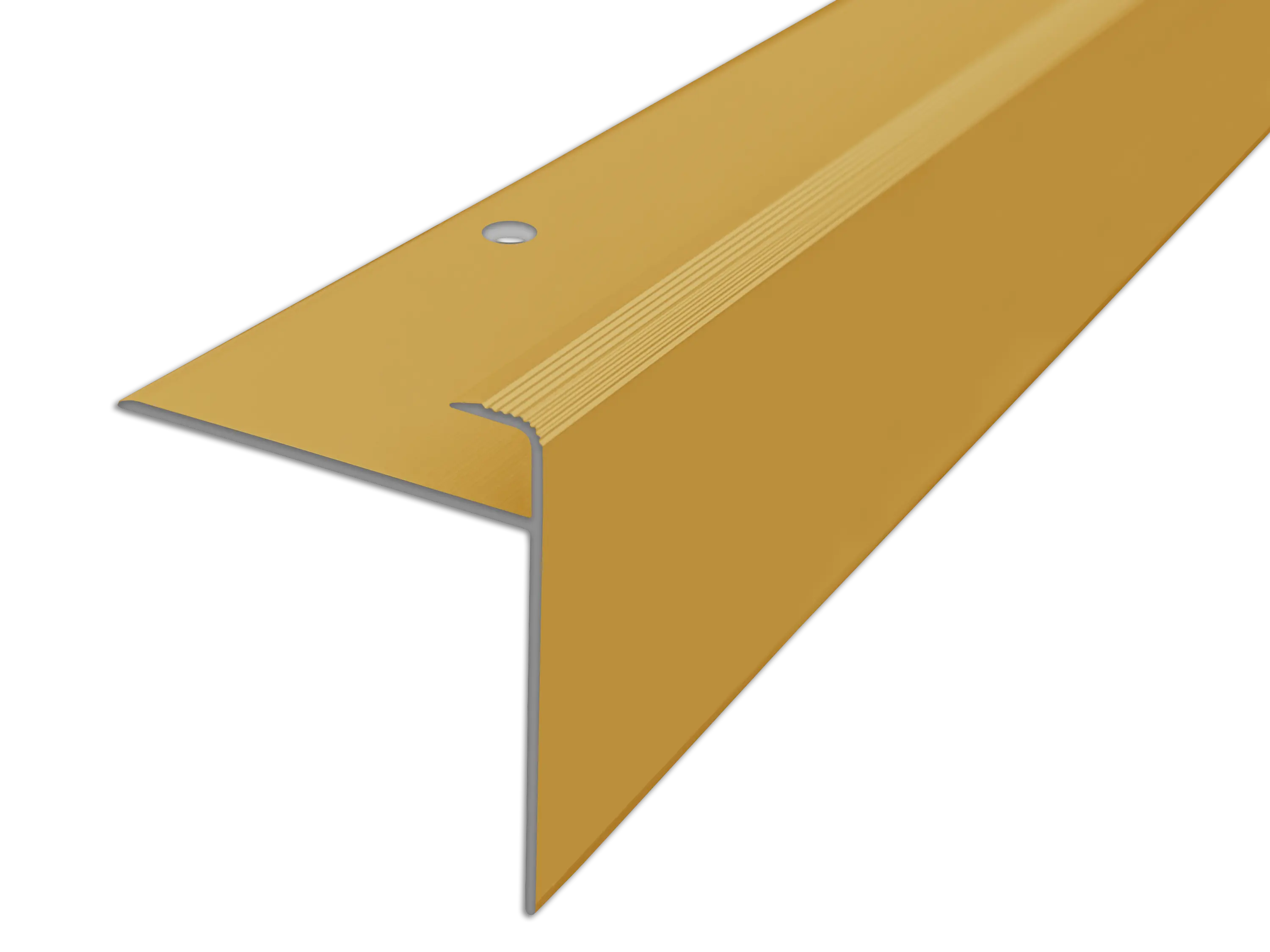 ufitec® Einschubprofil für Belagshöhe bis 10 mm | 44 mm Nase Treppen-/Stufen Abschlussprofil