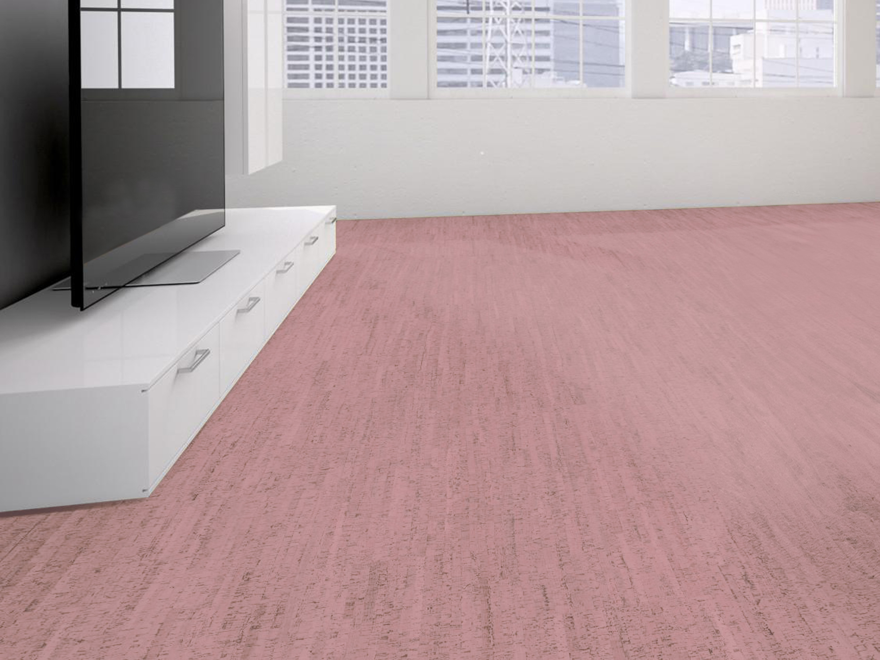 TRECOR® Klick Korkboden Mazara - 10 mm Stark - Farbe: Hellrosa