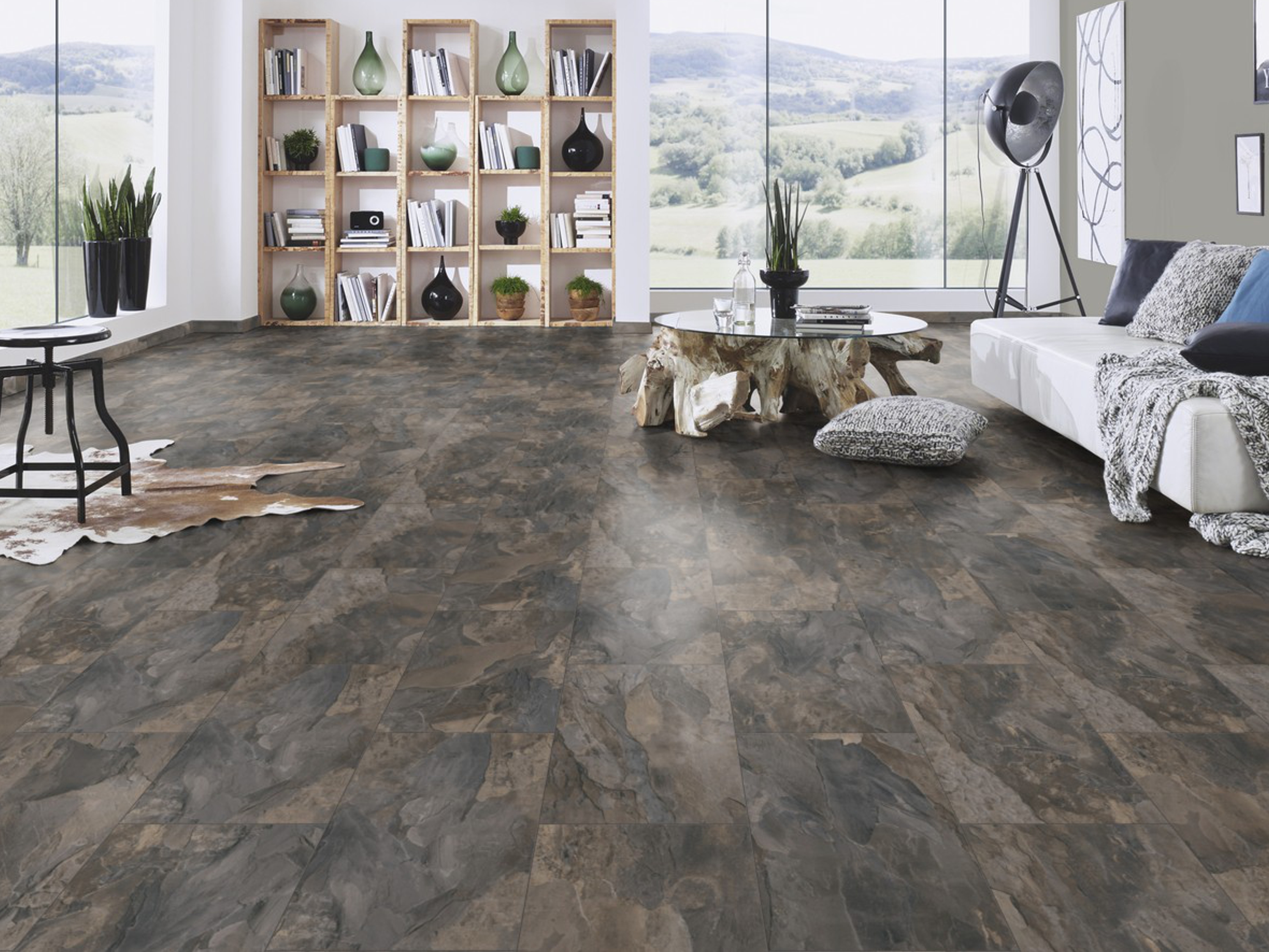 Laminatboden KronoOriginal® Atlantic 8 - Pewter Slate K388 - 8 mm - MO.RE! Moisture resistant 