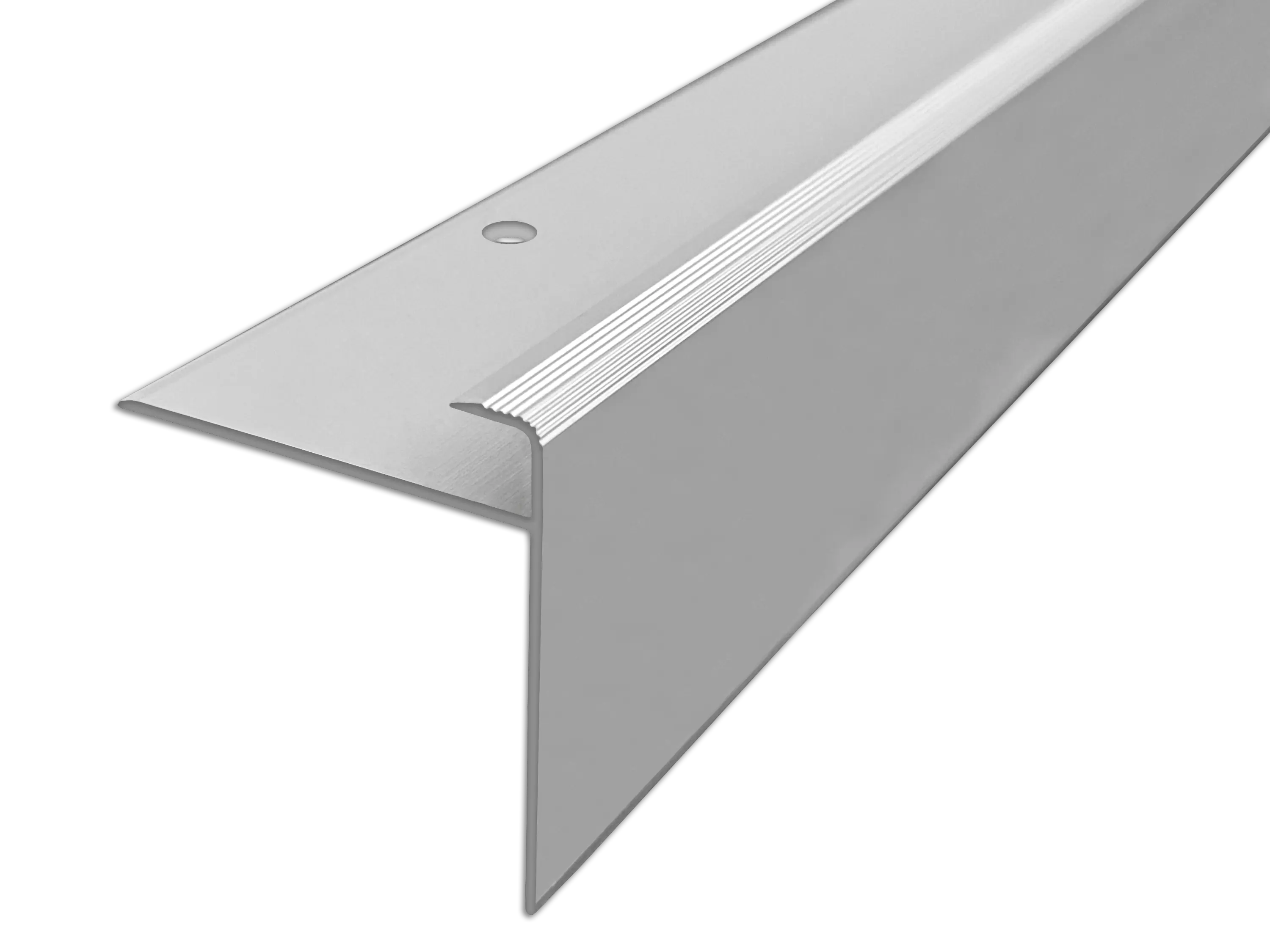 ufitec® Einschubprofil für Belagshöhe bis 10 mm | 44 mm Nase Treppen-/Stufen Abschlussprofil