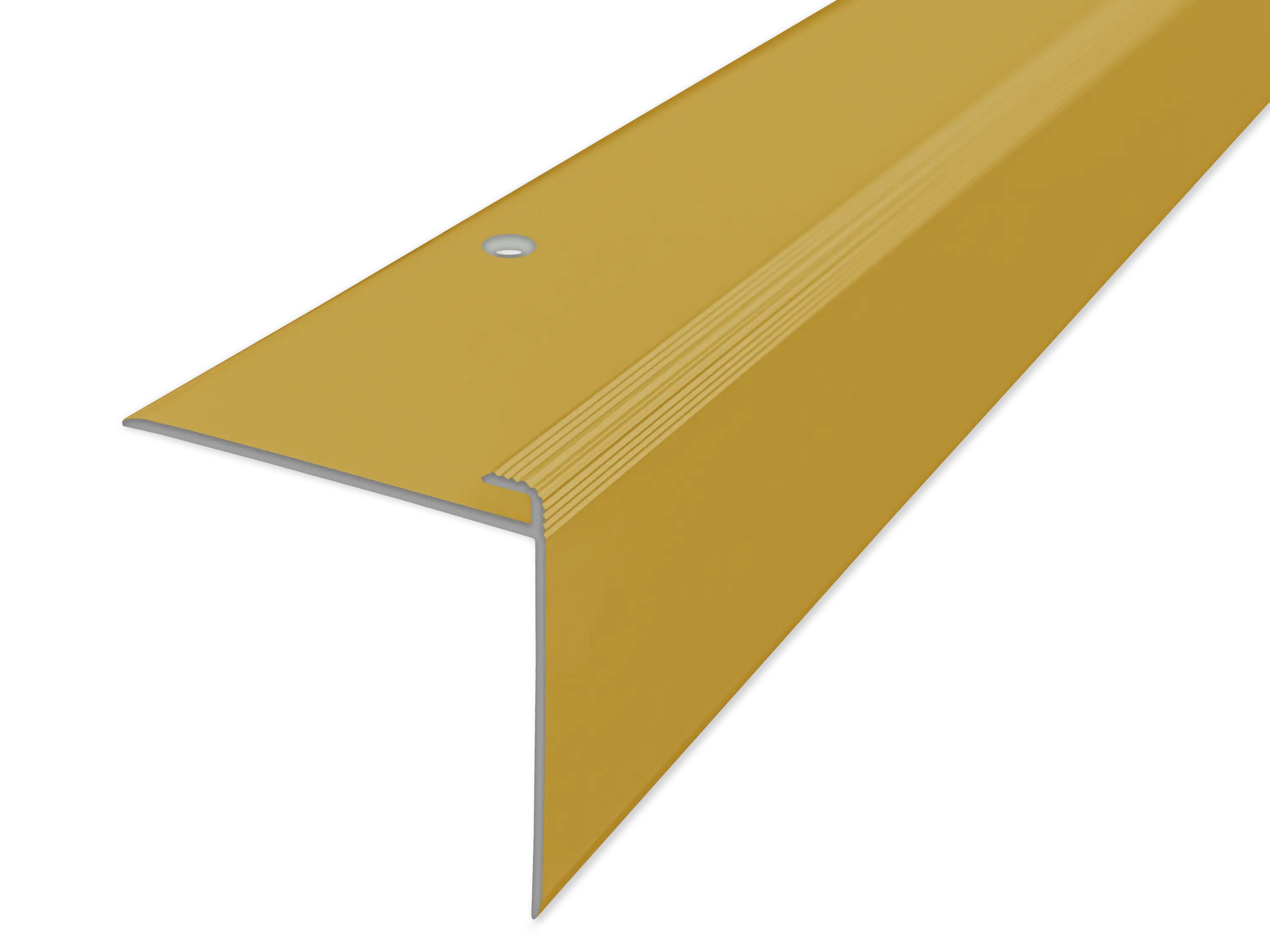 ufitec® Einschubprofil für Belagshöhen bis 3 mm mit 44 mm Nase Treppen-/Stufen Abschlussprofil