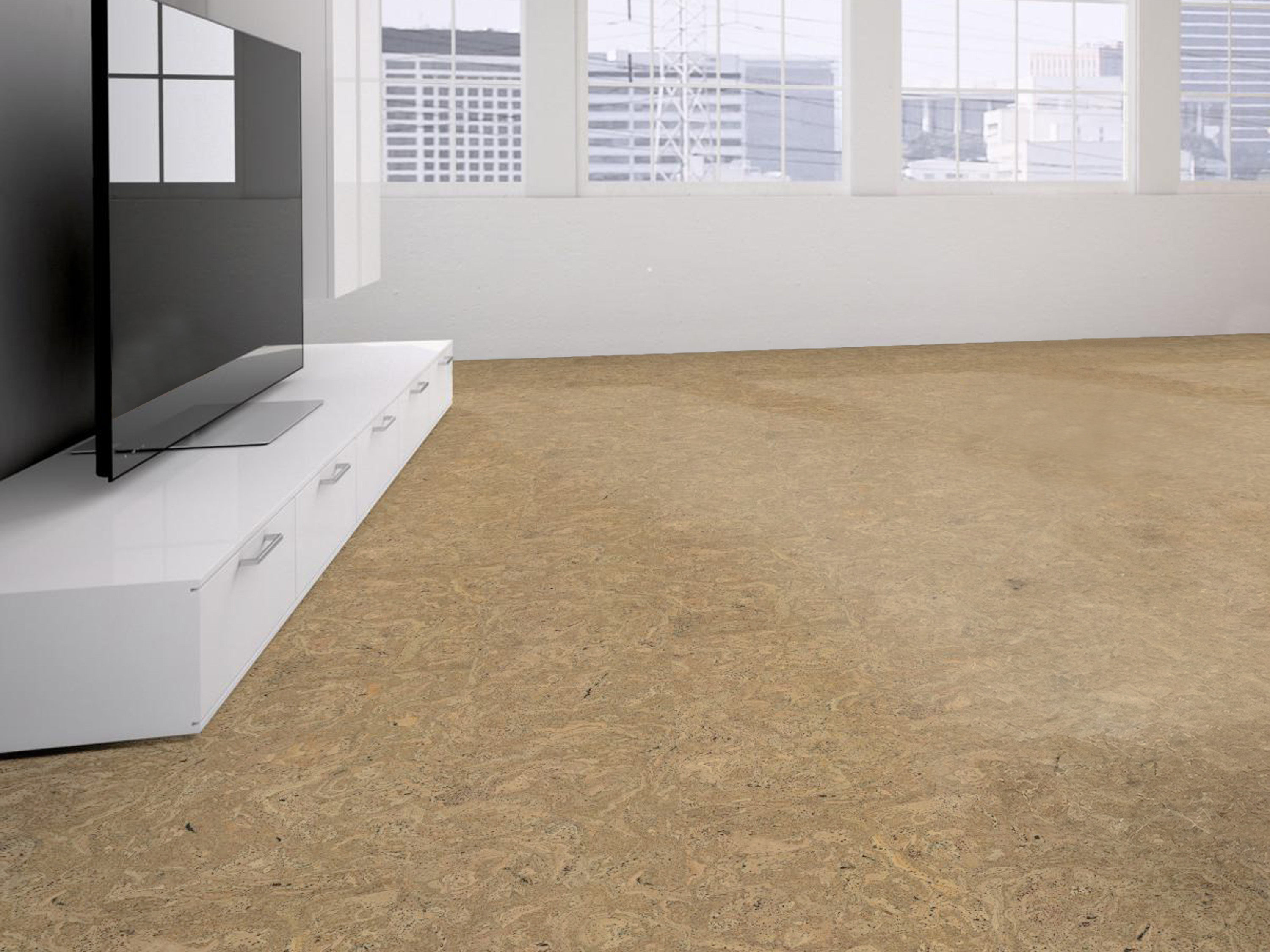 TRECOR® Klick Korkboden Stilo - 10 mm Stark - Farbe: Zitronengelb
