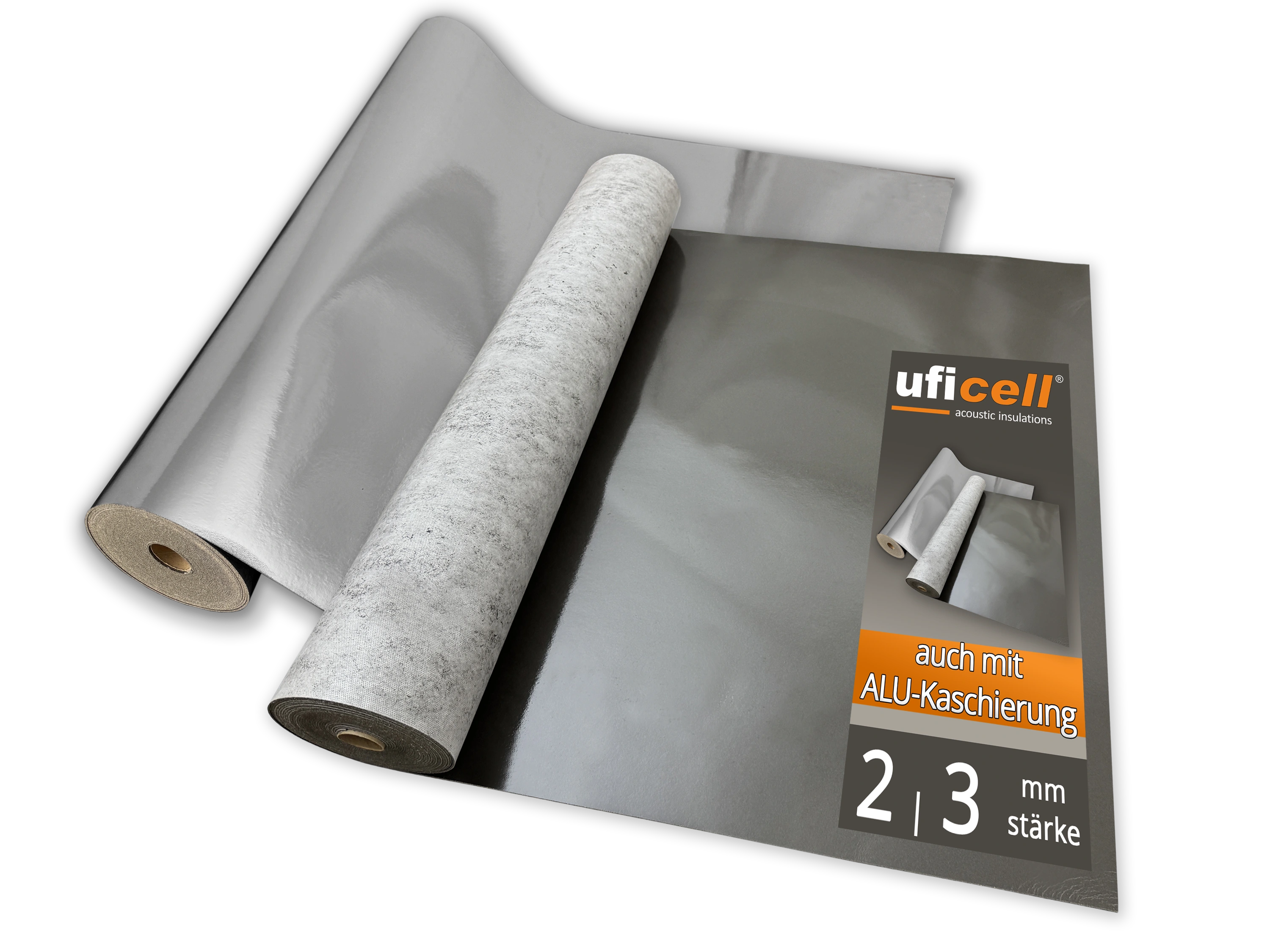 uficell® Silence Floor Akustik Trittschalldämmung mit Mineralsandfüllung - Dichte: 1000 kg/m³