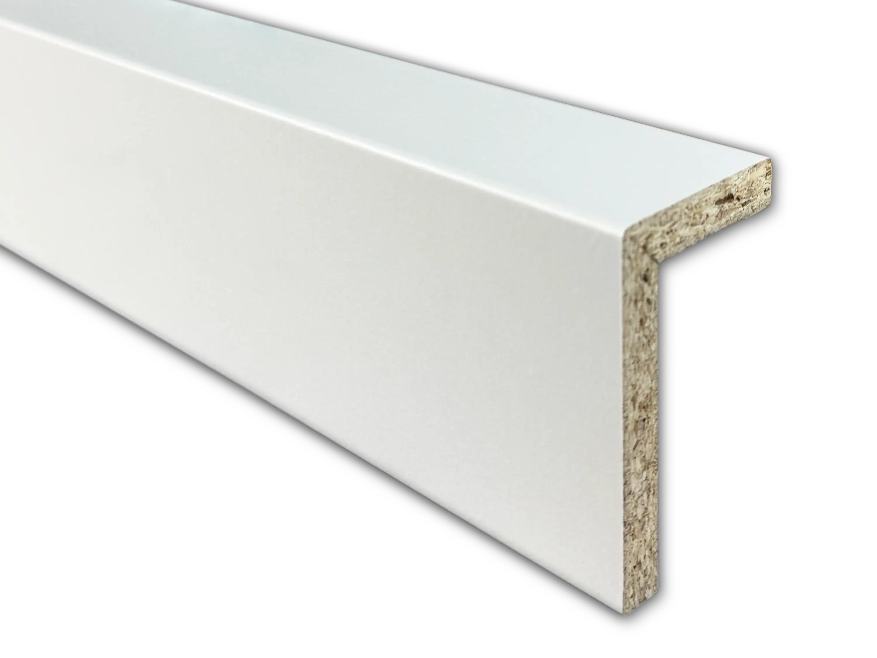 Sockelleiste Heizrohrabdeckung CUBE – Abdeckleiste für Heizungsrohre, weiß, 44x77 mm