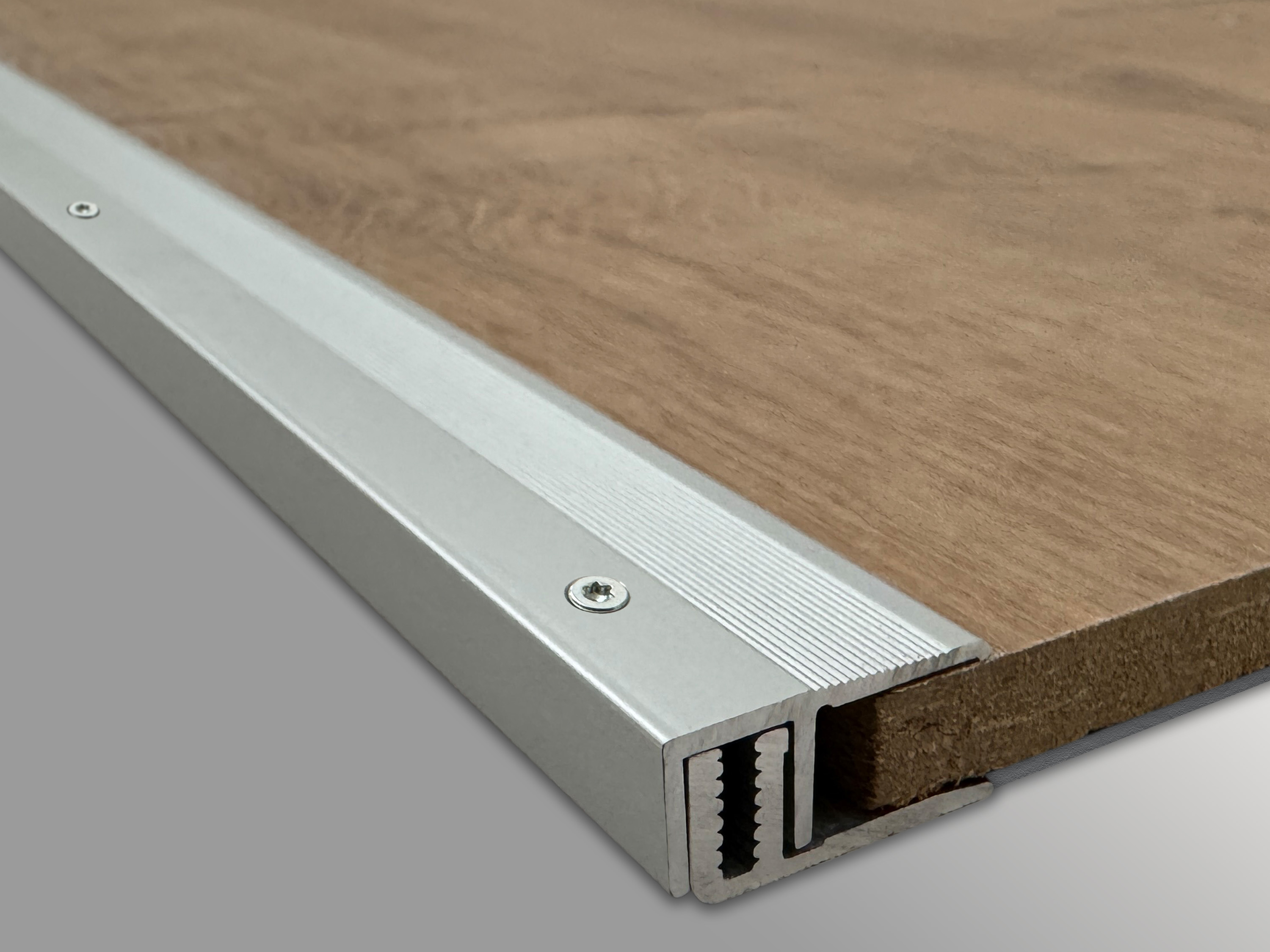 Abschlussprofil ufitec® TPL-PROFI Laminat- und Parkettprofil für Belagshöhen von 7-16 mm