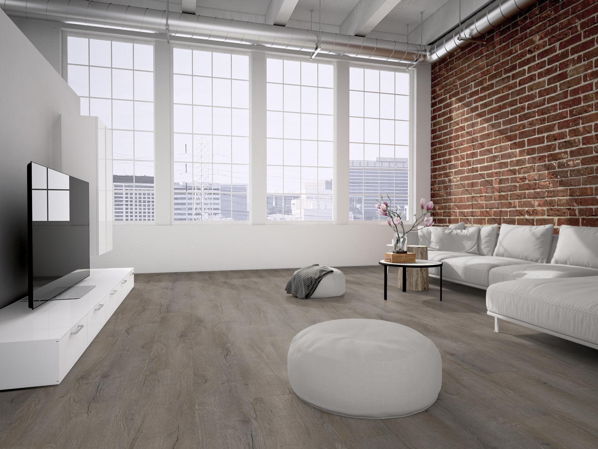 TRECOR® LVT Dryback Klebe Vinylboden Prestige Eiche Grau Landhausdiele - 2,5 mm starker Designboden