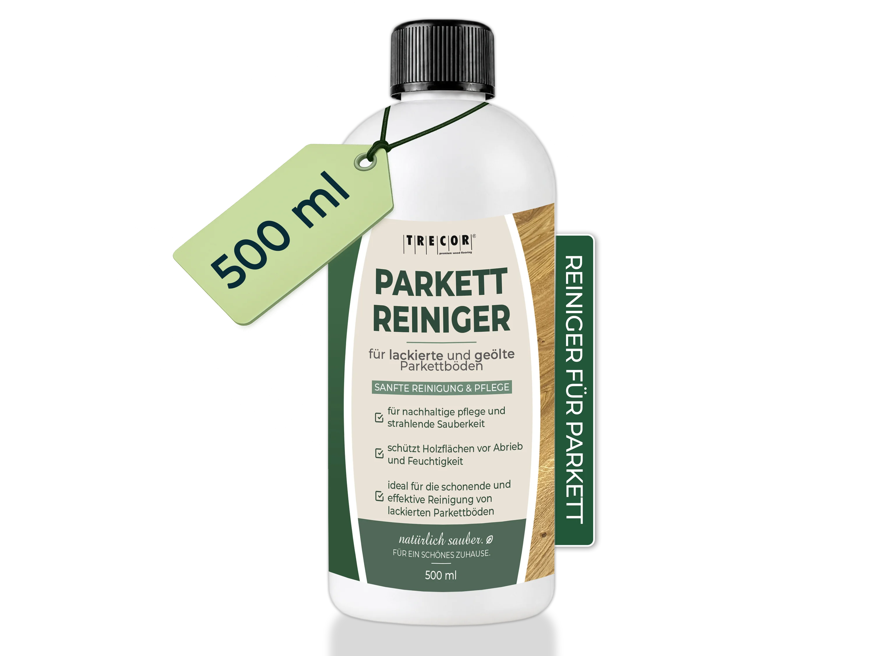 TRECOR® Parkettreiniger – Reinigung & Pflege für geölte und lackierte Parkettböden