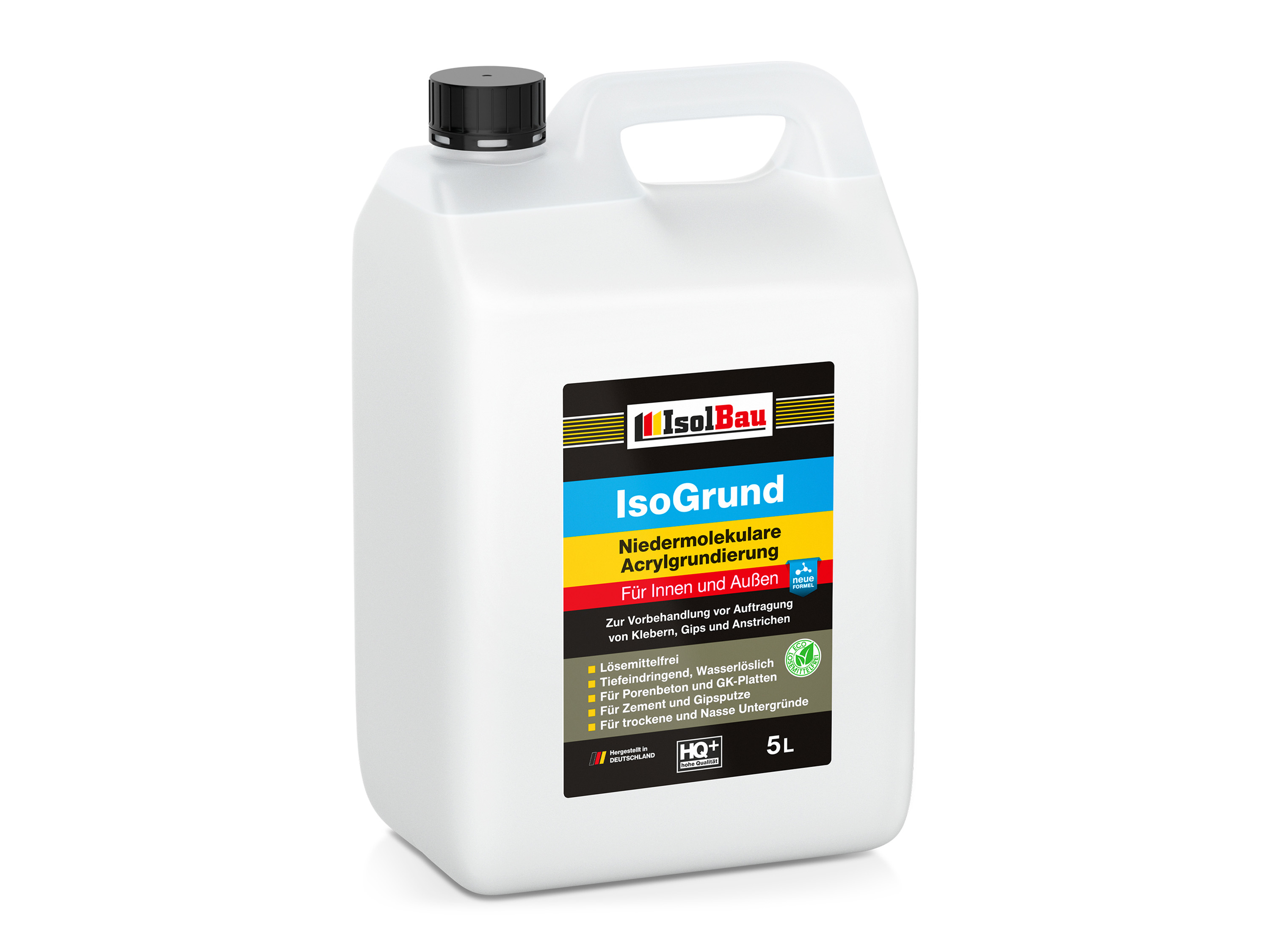 Tiefengrund, Isogrund 5 Liter Grundierung, Acrylgrundierung - PREMIUM QUALITAT -