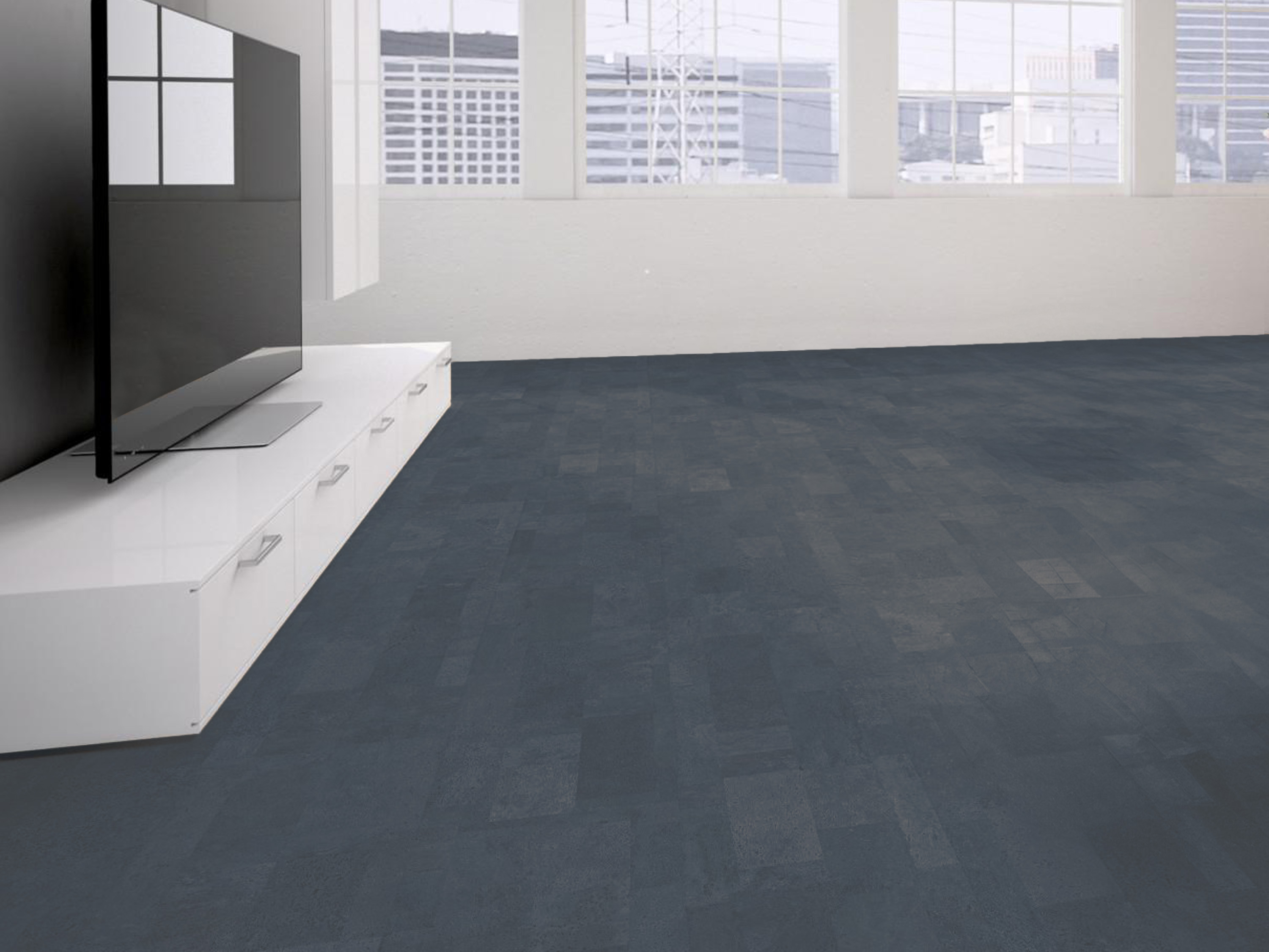 TRECOR® Klick Korkboden Merida - 10 mm Stark - Farbe: Schiefergrau