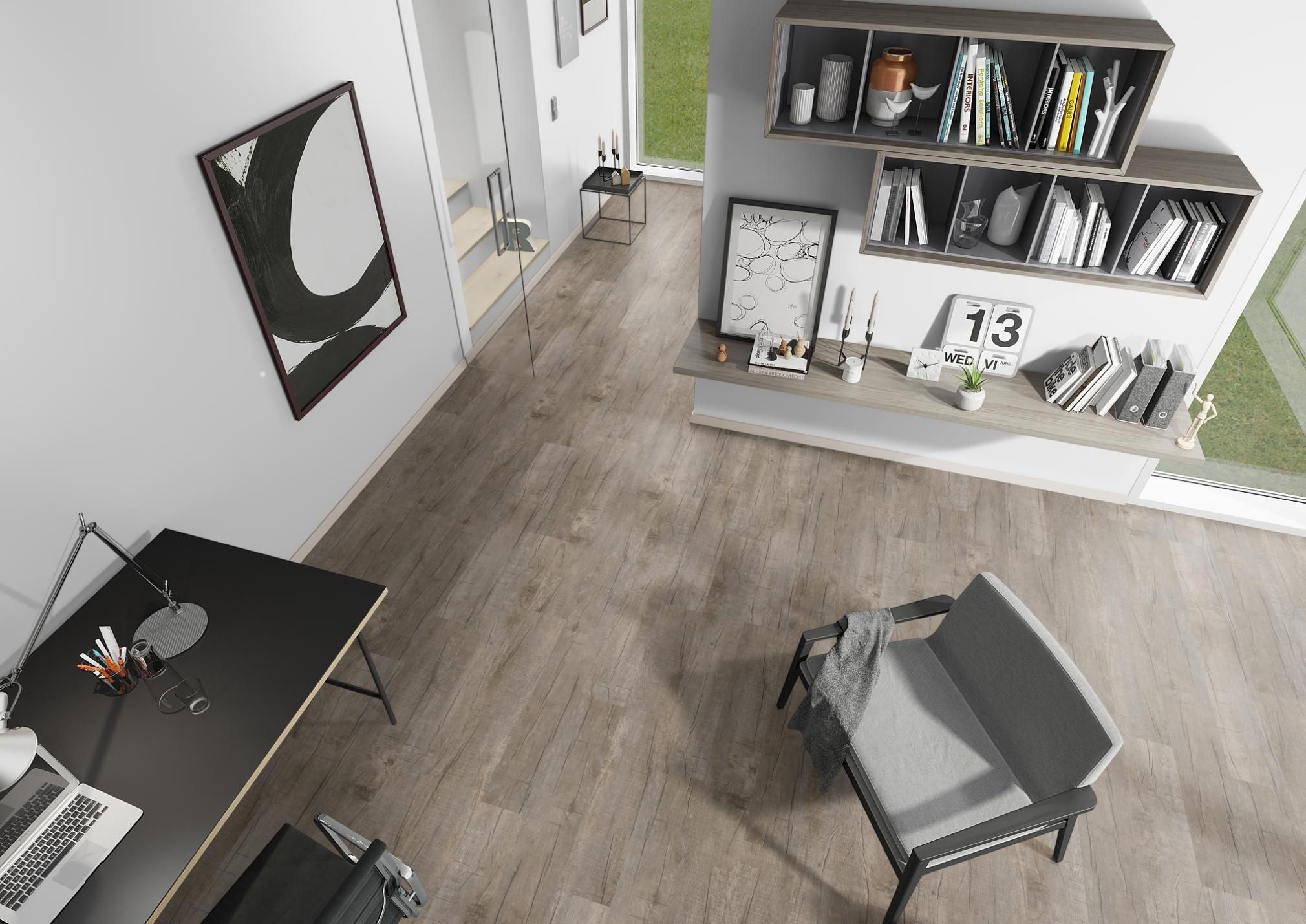 TRECOR® LVT Dryback Klebe Vinylboden Eiche Old Rustik Landhausdiele - 2 mm starker Designboden