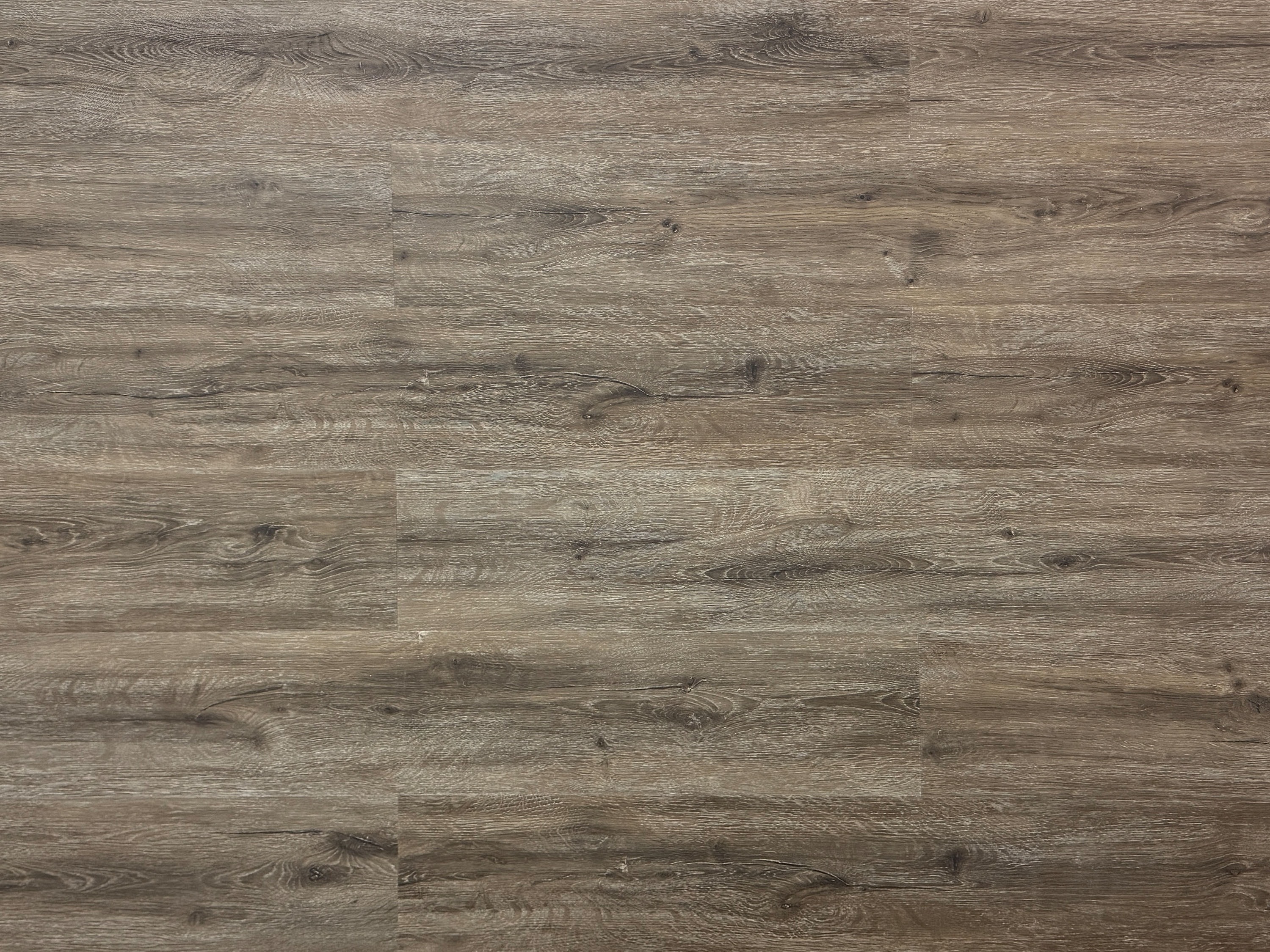 TRECOR® SPC / RIGID Klick Vinylboden Eiche Premium Braun Landhausdiele - 5 mm - Synchronoberfläche - 5G Klick