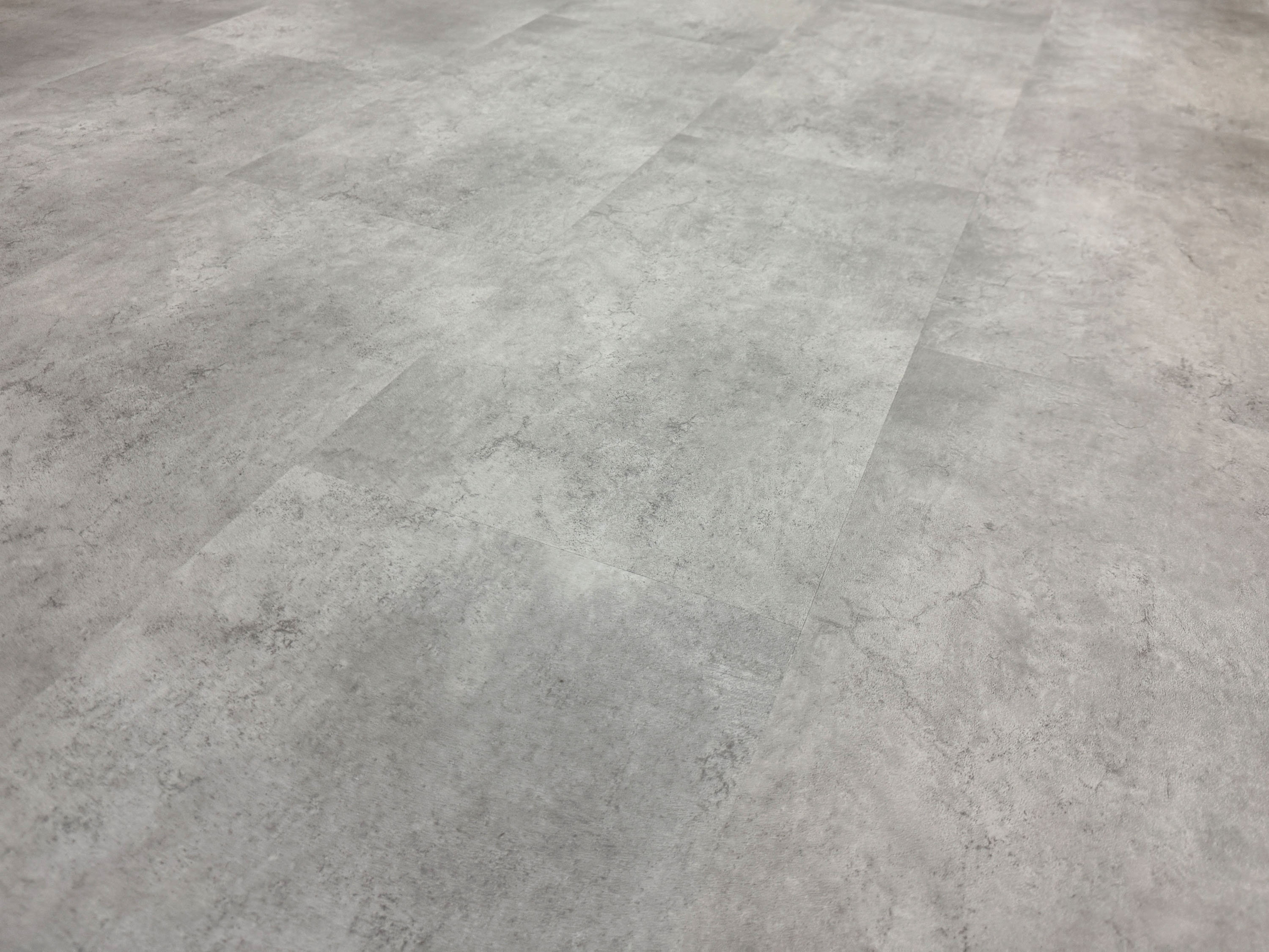 TRECOR® Klick Vinylboden Fliesenoptik Stone White mit V- Fuge 4.2 mm mit 0,3 mm Nutzschicht