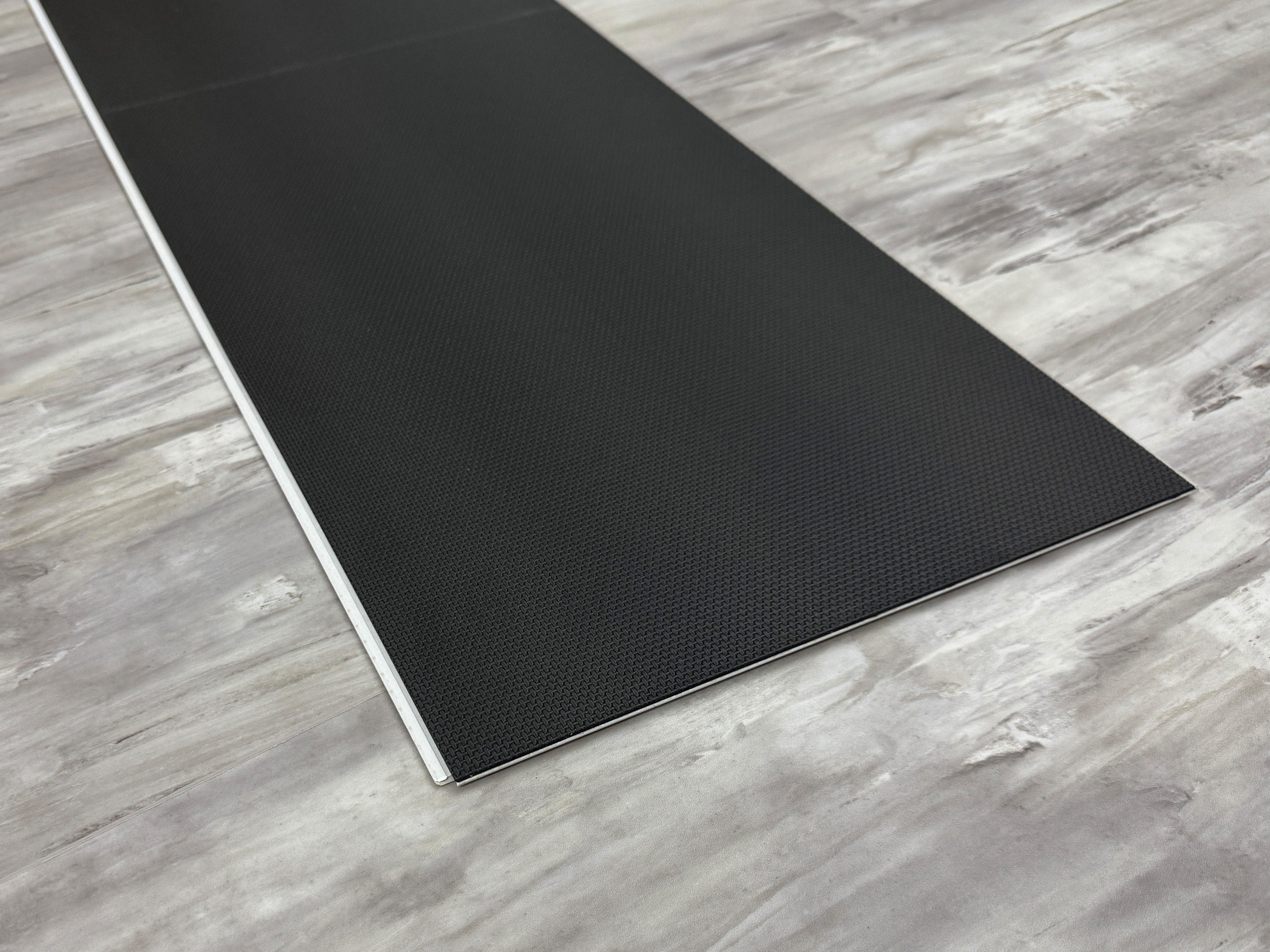Klick Vinylboden Alpin Slate Fliesendekor SPC Klickvinyl 5 mm stark mit Trittschalldämmung - farbige V4 Fuge