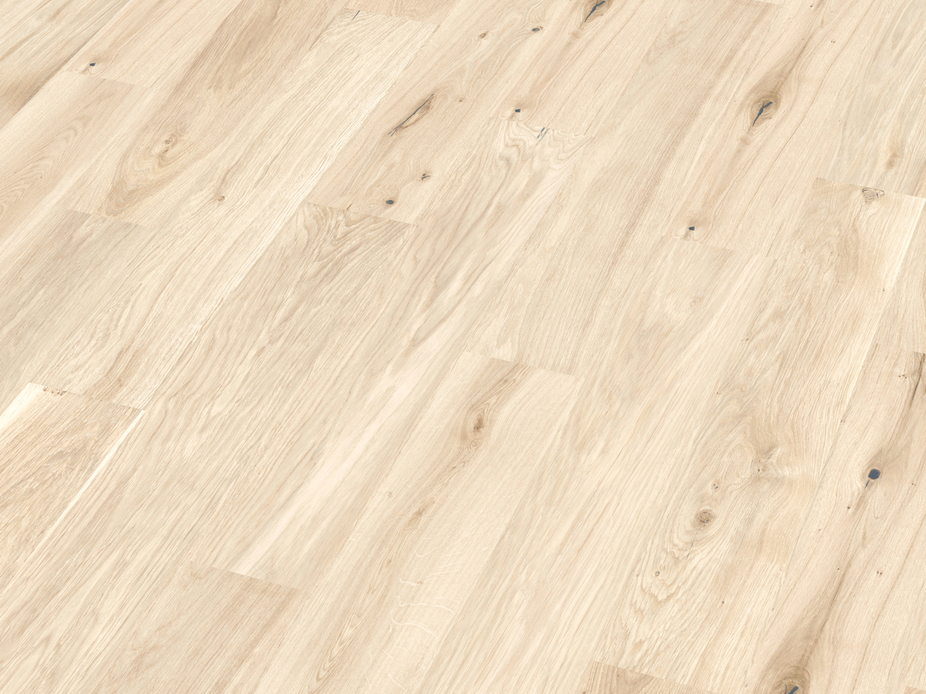 Kork Designboden Wood Basic - Panama Oak Light Sand, digitalbedrucktes Korkfurnier