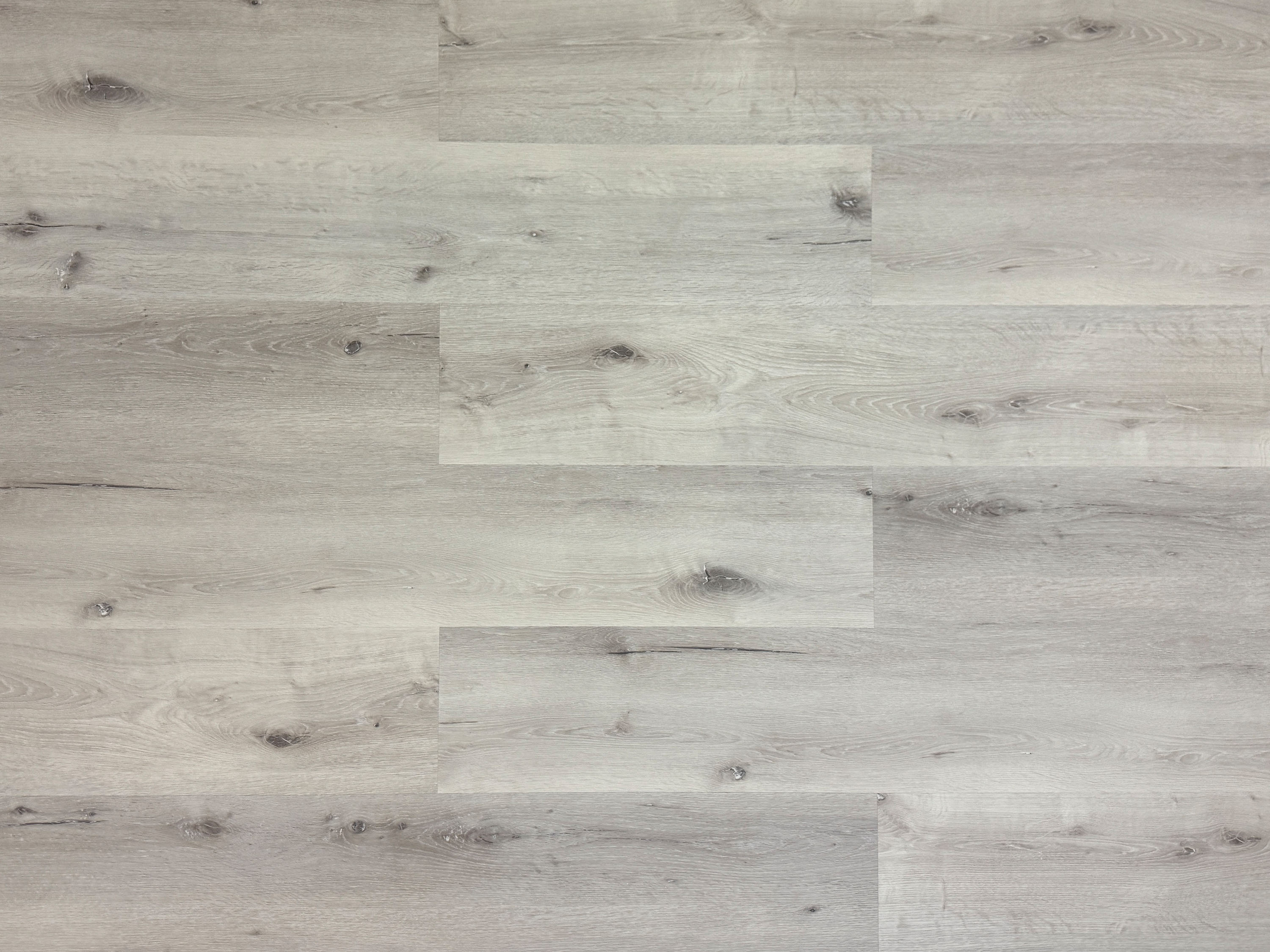 TRECOR® SPC / RIGID Klick Vinylboden Eiche Rustique Weiß Landhausdiele - 5 mm - Synchronoberfläche - 5G Klick
