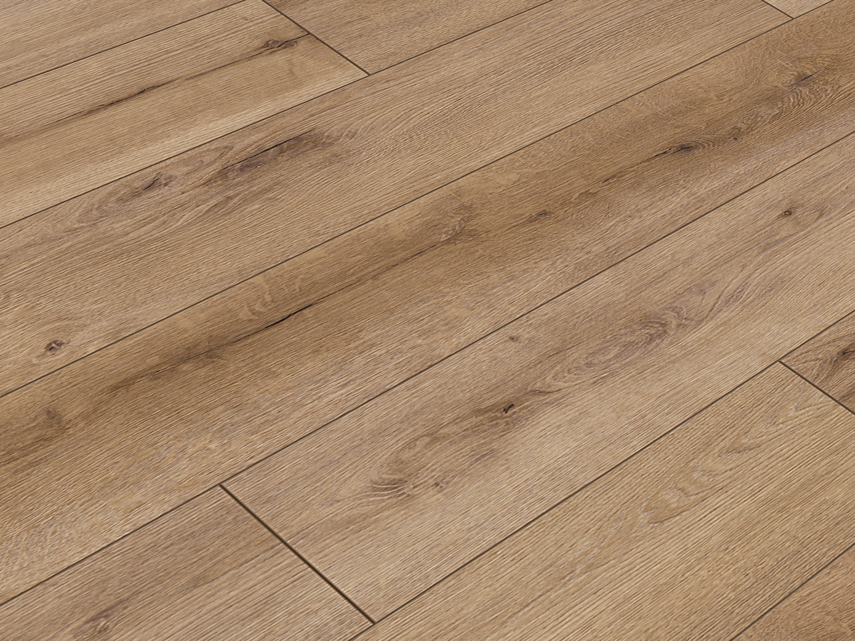 Klick-Designboden Flax River Oak K502 wasserfest mit integr. Trittschalldämmung Organic Flex 7 mm