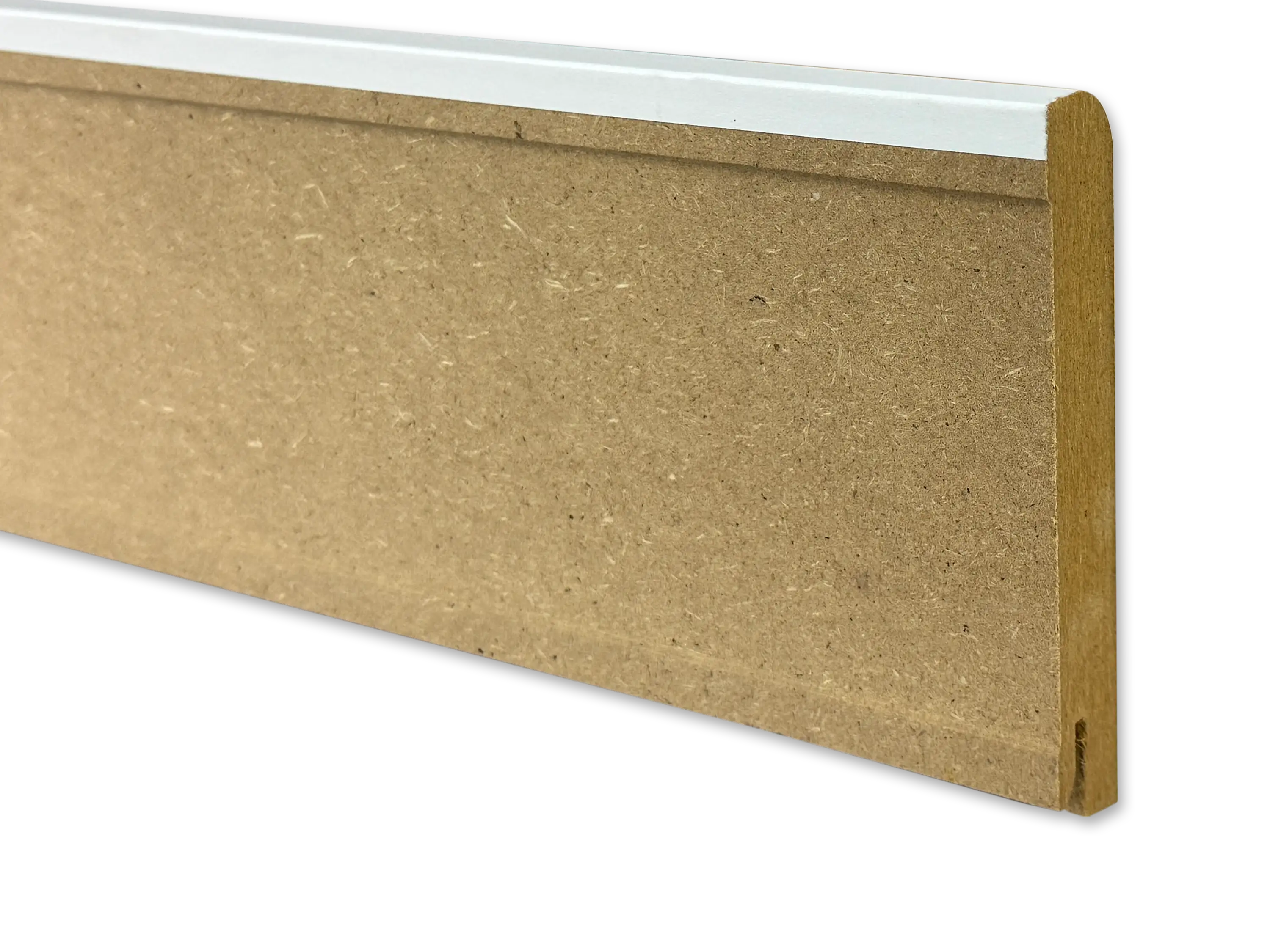 Trecor® Sockelleiste CLASSIC 100 mm Nürnberger Profil, MDF, weiß