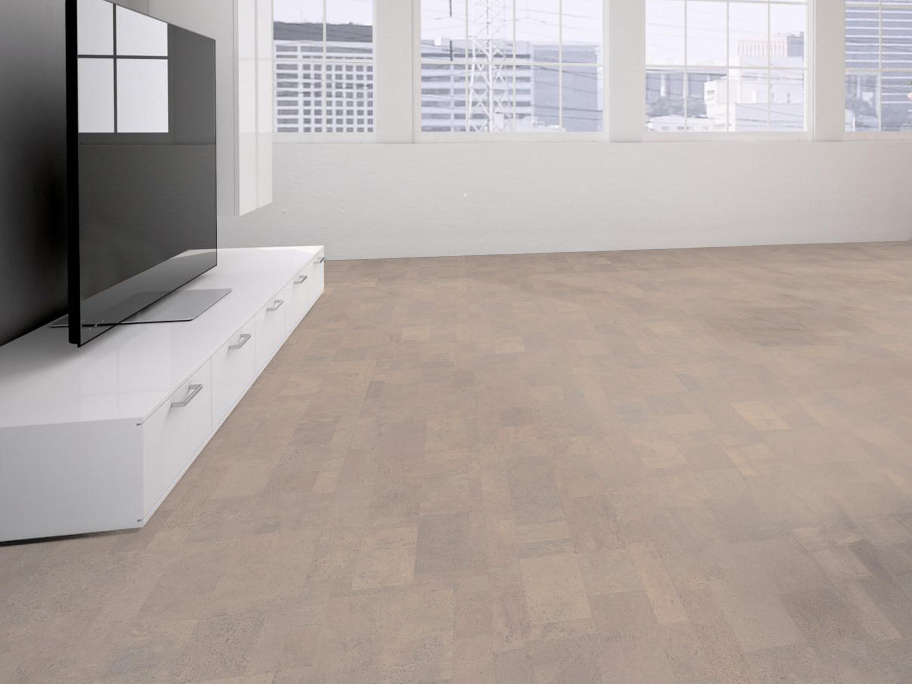 TRECOR® Klick Korkboden Merida - 10 mm Stark - Farbe: Creme