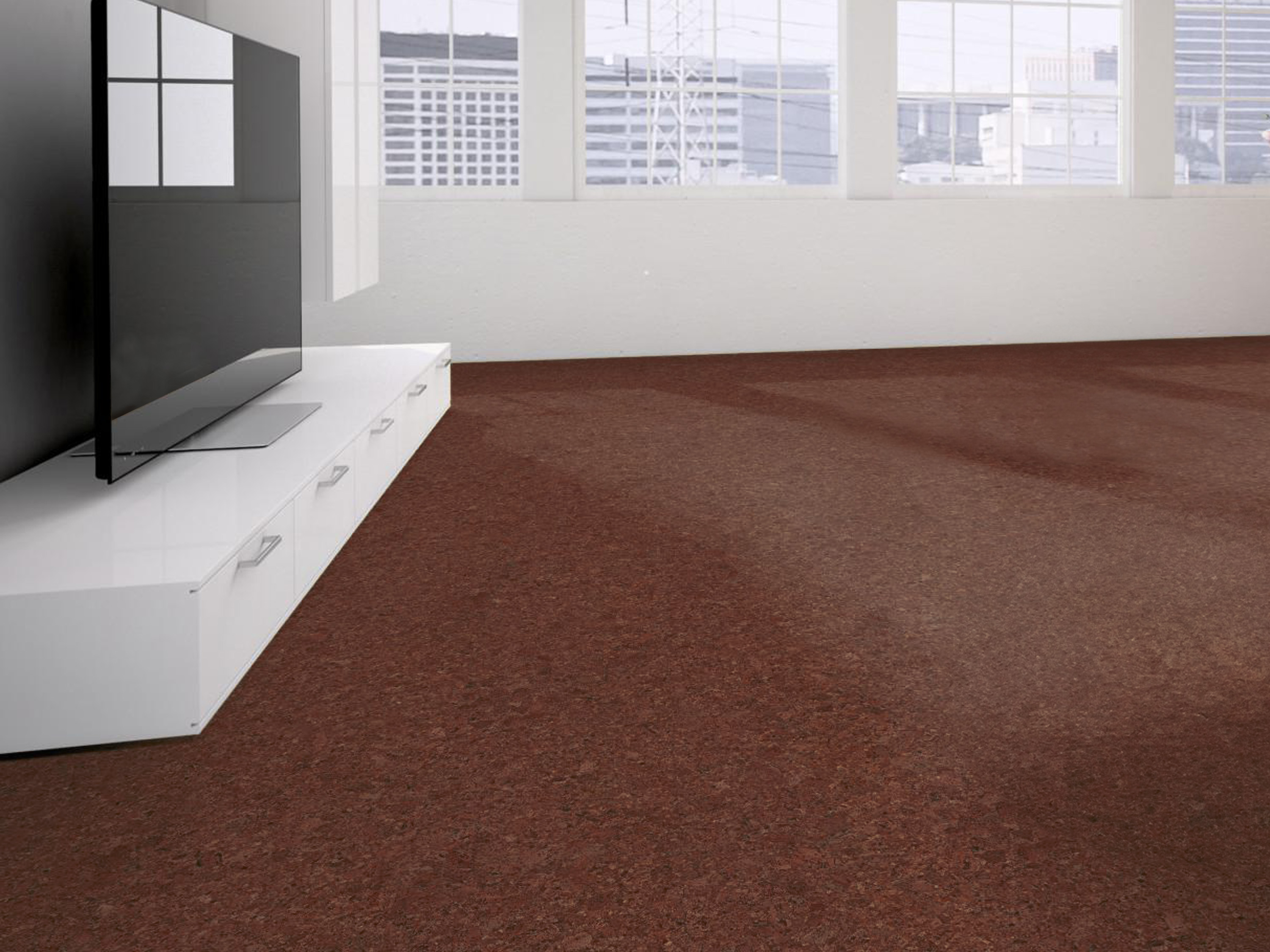 TRECOR® Klick Korkboden FORTI - 10 mm Stark - Farbe: Mahagonibraun