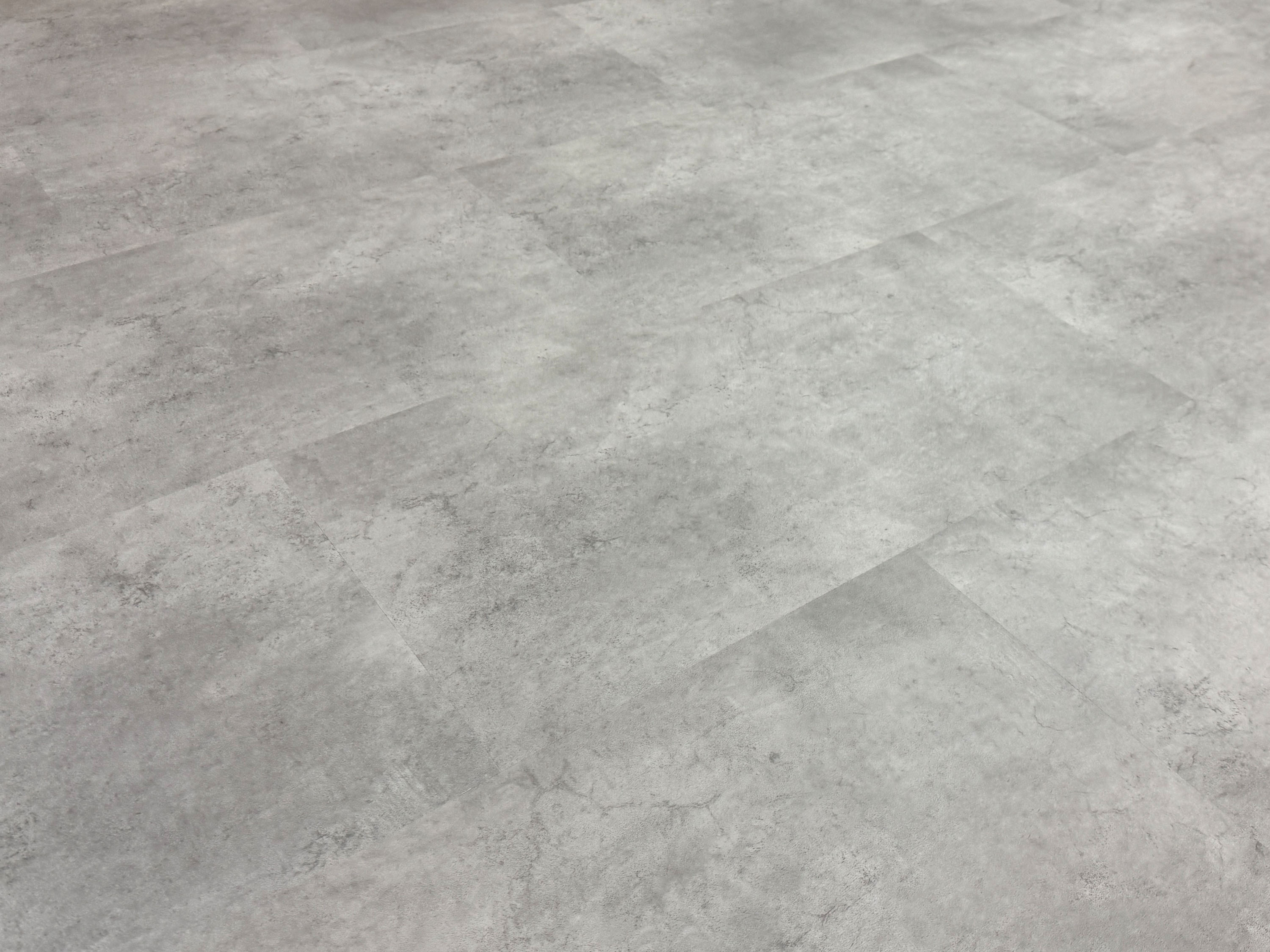 TRECOR® Klick Vinylboden Fliesenoptik Stone White mit V- Fuge 4.2 mm mit 0,3 mm Nutzschicht