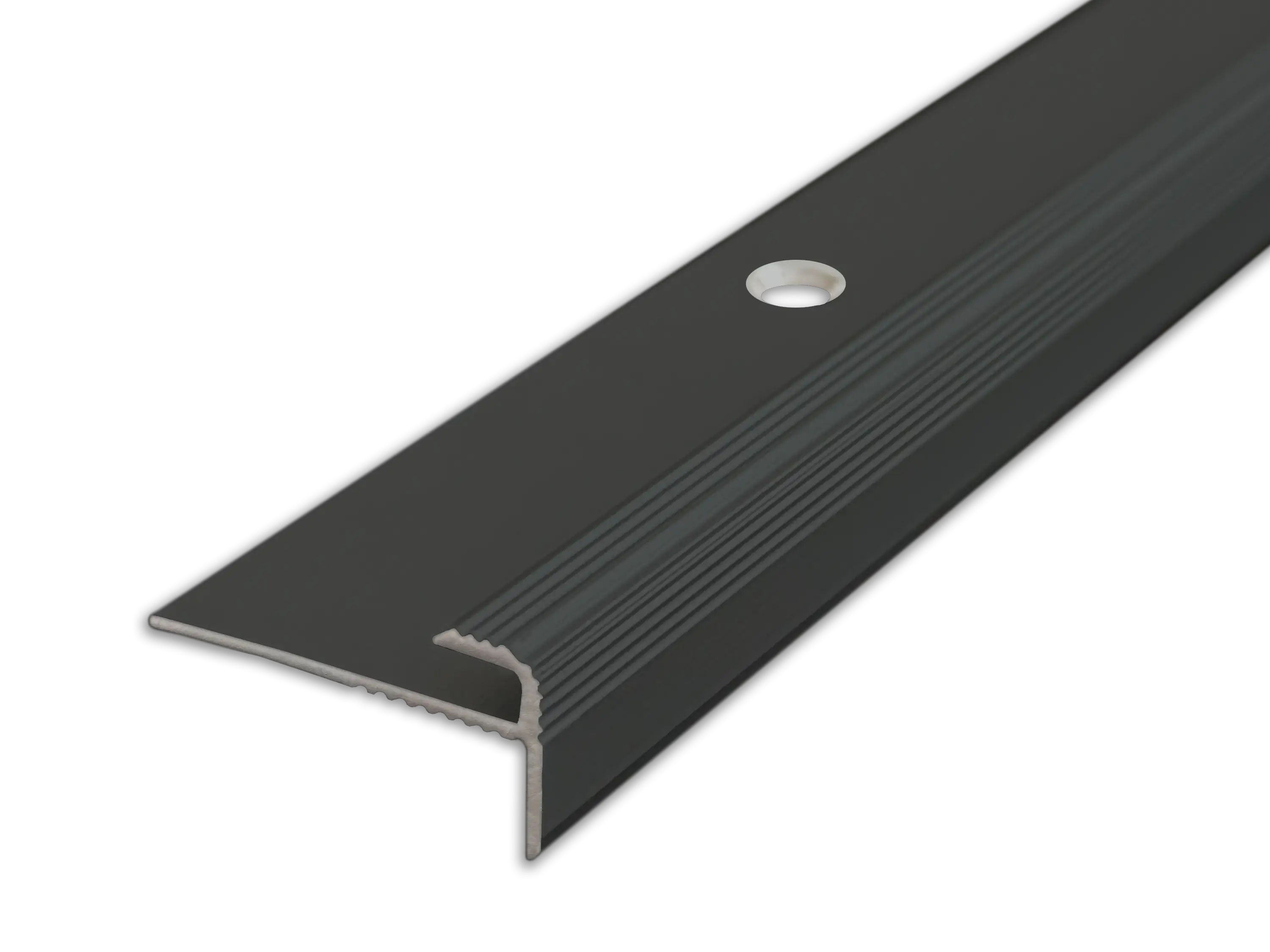 ufitec® Einschubprofil für Belagshöhen bis 3 mm mit 7 mm Nase Treppen-/Stufen Abschlussprofil