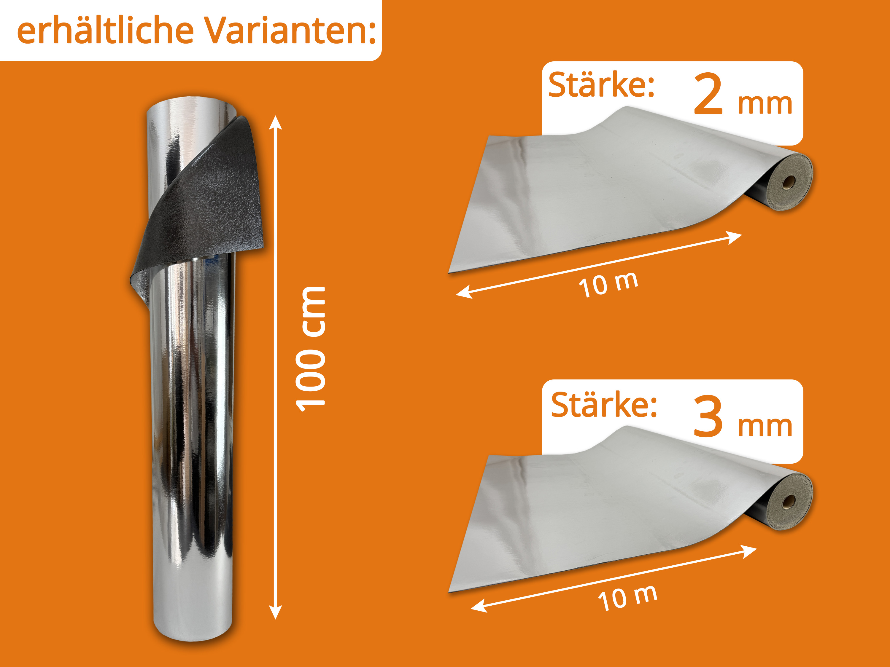 Trittschall Unterlage uficell® Silence Floor ALU Akustik mit Mineralsandfüllung B-Ware
