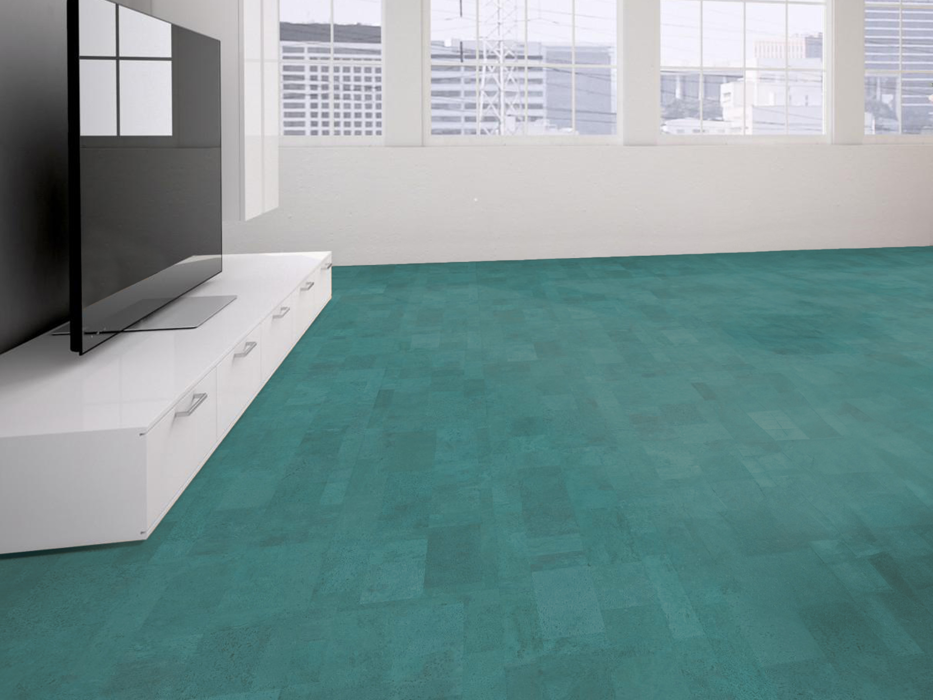 TRECOR® Klick Korkboden Merida - 10 mm Stark - Farbe: Minttürkis