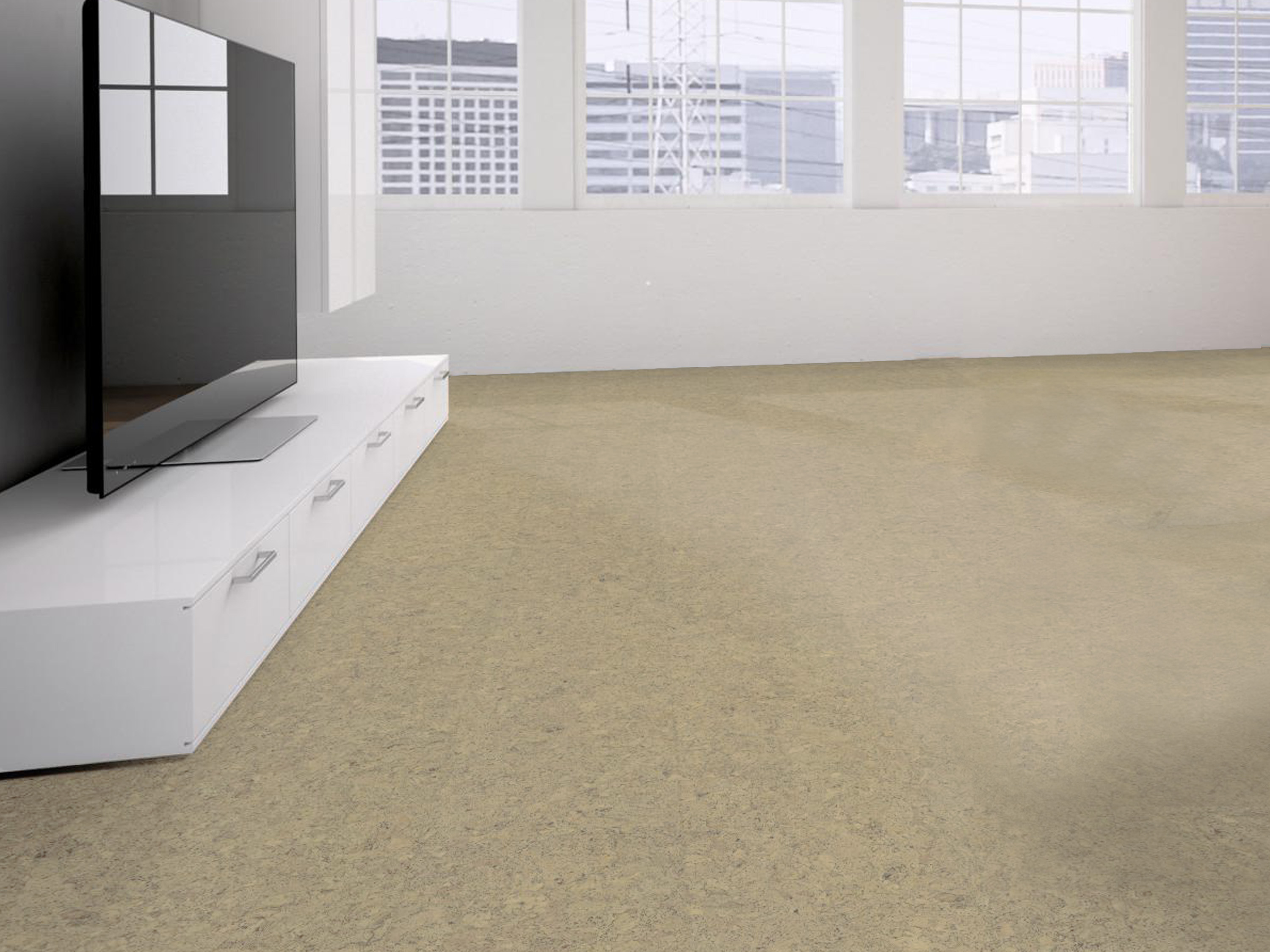TRECOR® Klick Korkboden Evora - 10 mm Stark - Farbe: Zitronengelb