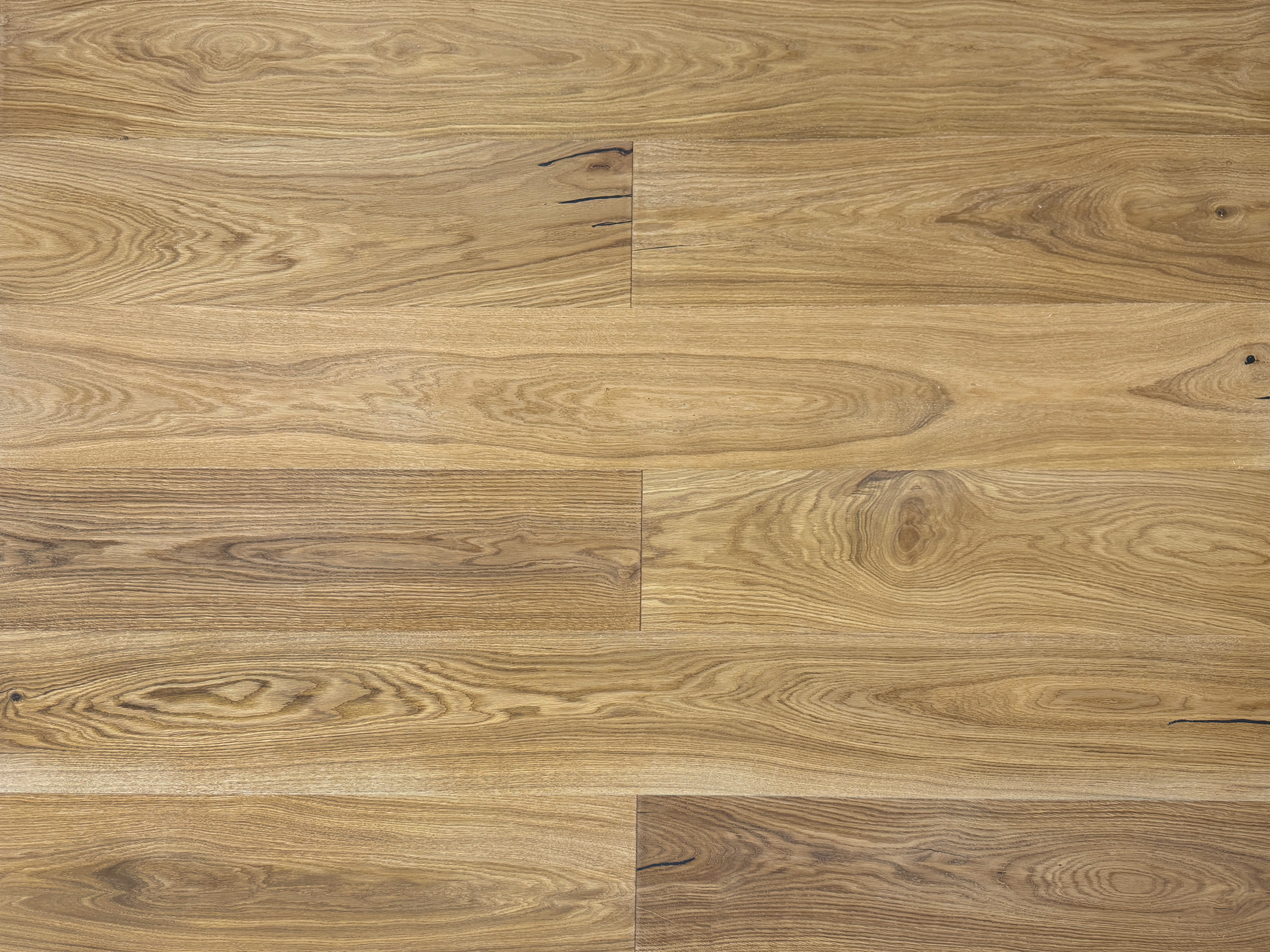 Parkettboden Eiche Premium Klick Parkett Landhausdiele 3 Schicht 240 mm Breit Rubio R101, gebürstet, gefast & endgeölt