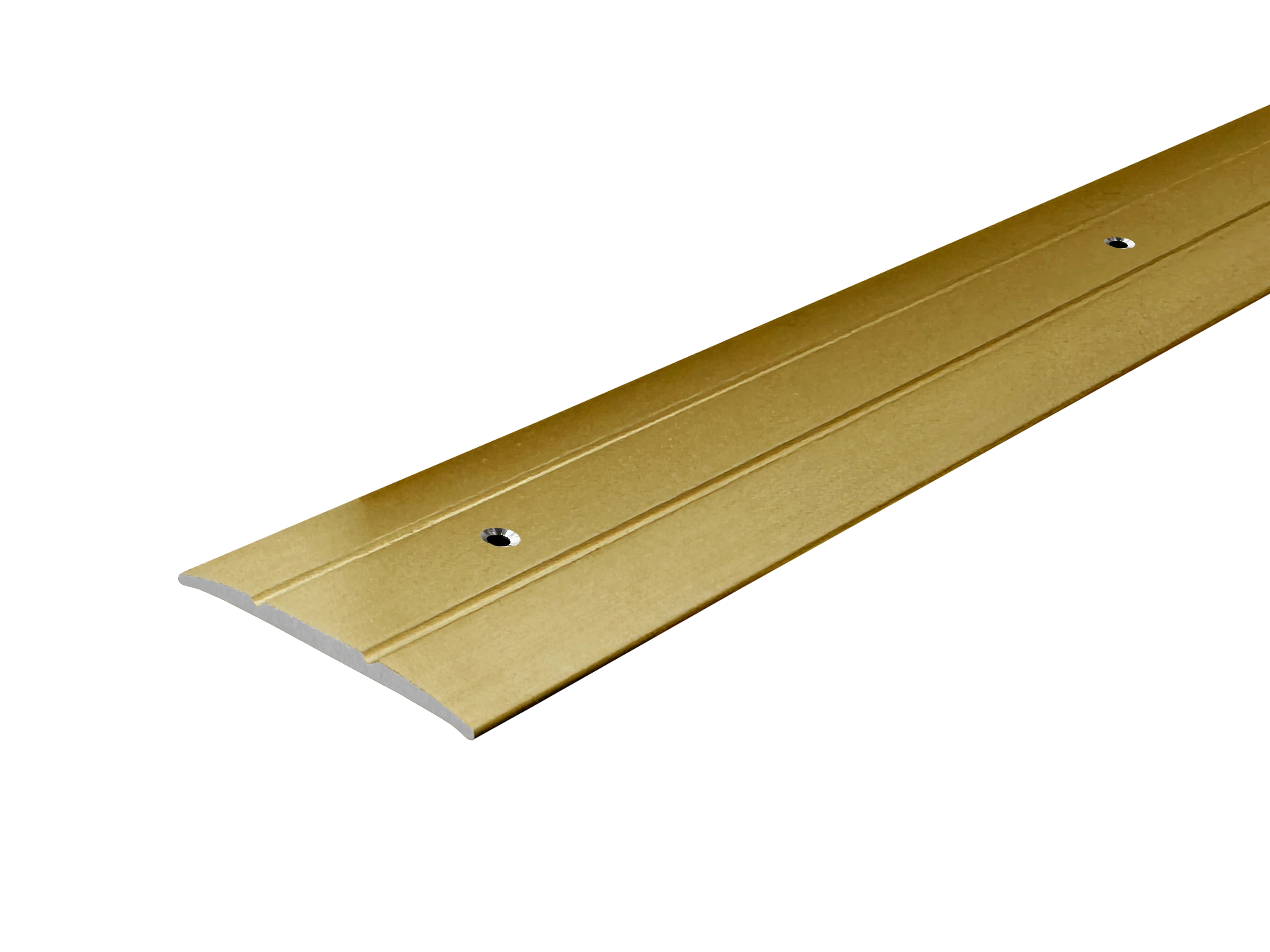 Übergangsprofil gebohrt 38 mm x 1,8 mm - Aluminium eloxiert