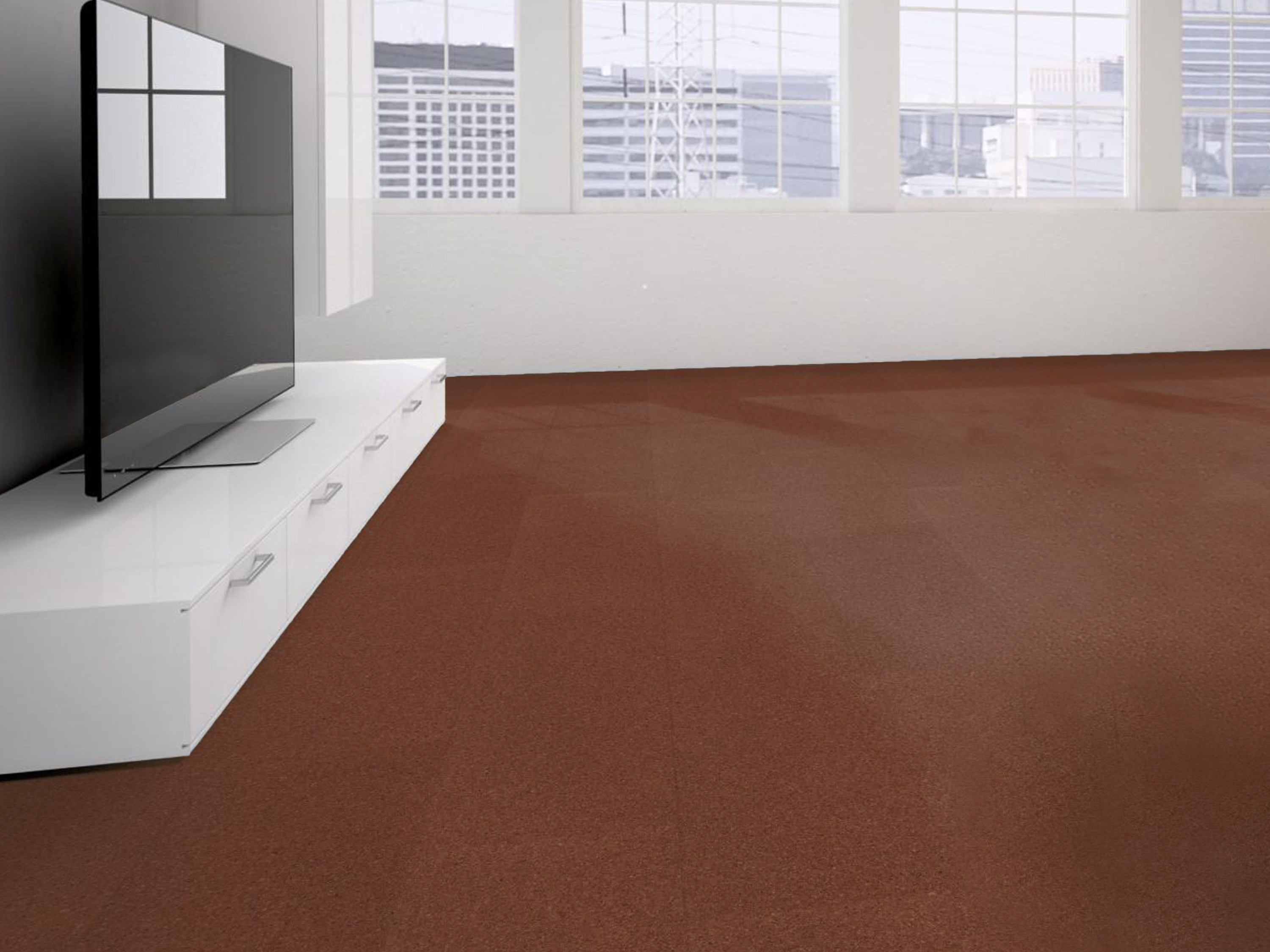 TRECOR® Klick Korkboden PORTO - 10 mm Stark - Farbe: Mahagonibraun