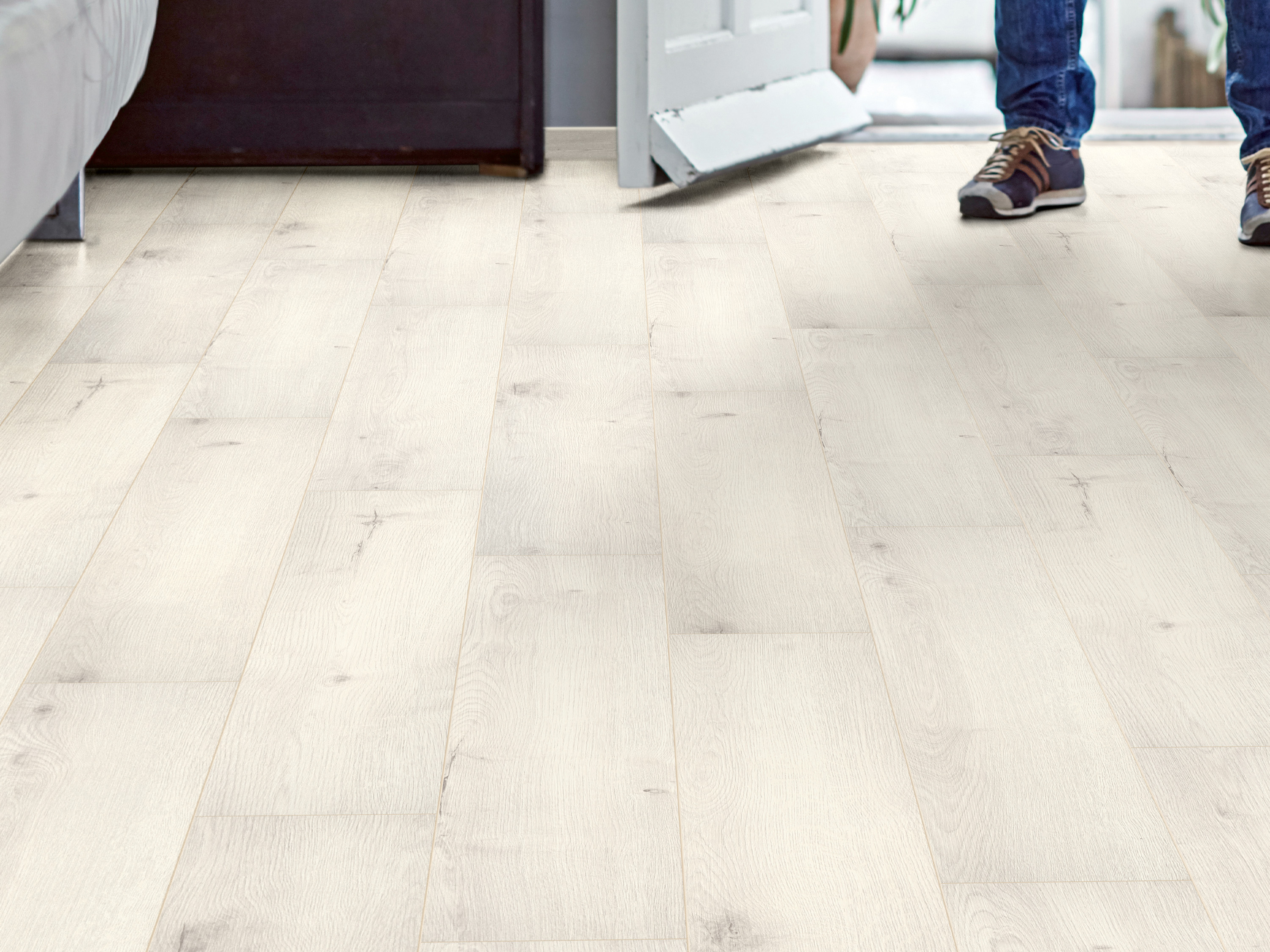 Klick-Designboden Pearl River Oak K500 wasserfest mit integr. Trittschalldämmung Organic Flex 7 mm